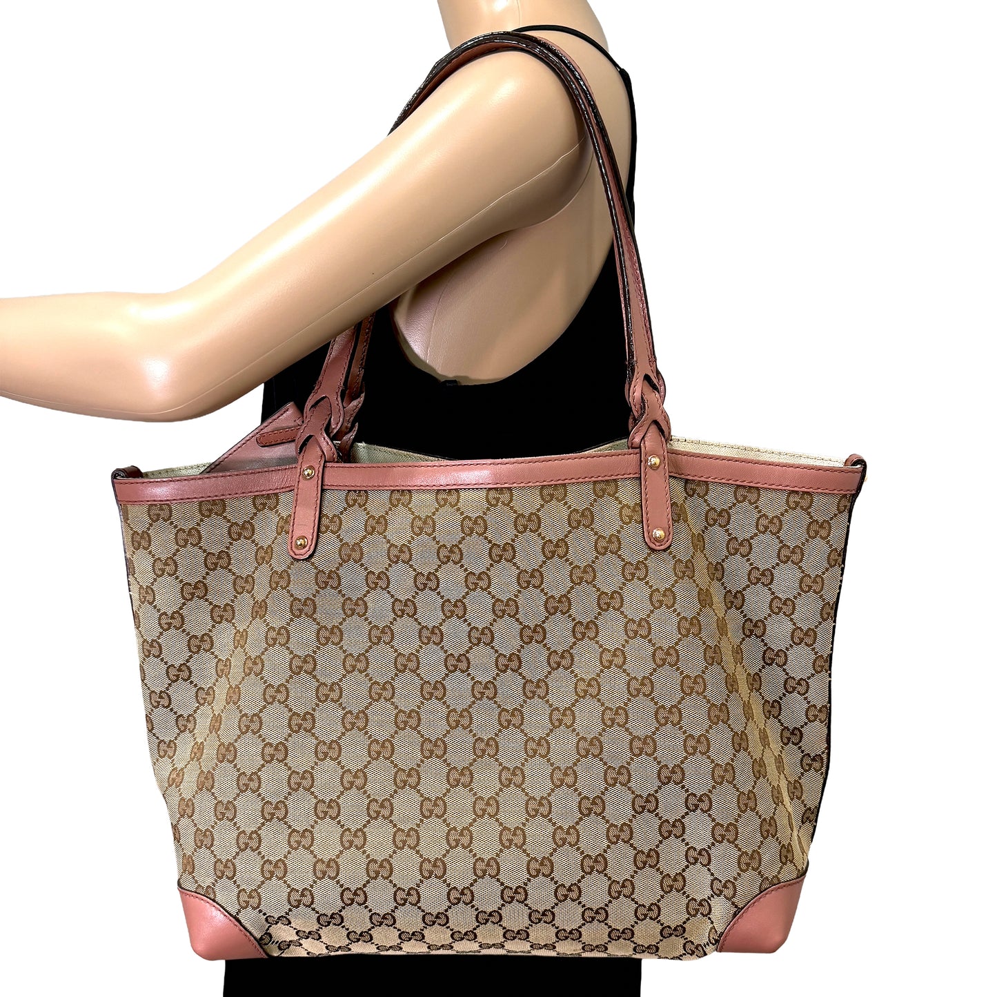 LUX CLUB October Giveaway Prize! GUCCI Craft GG Canvas Tote
