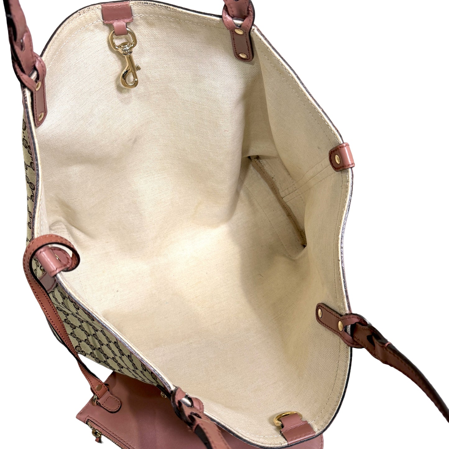 LUX CLUB October Giveaway Prize! GUCCI Craft GG Canvas Tote