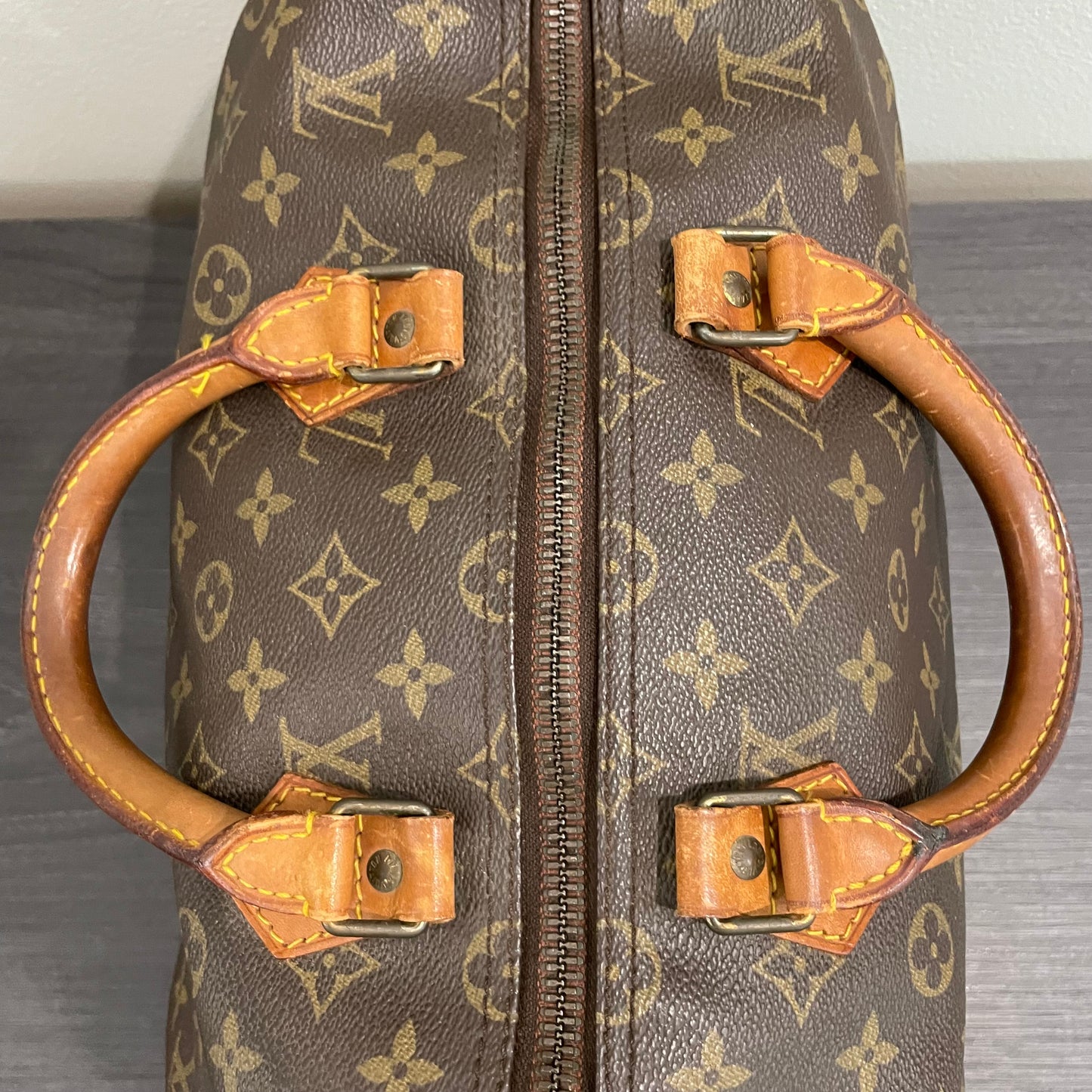 SOLD! Louis Vuitton Monogram Speedy 35