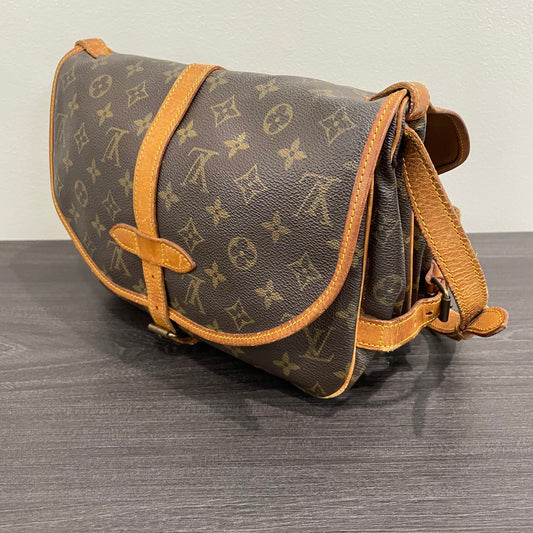 SOLD! Louis Vuitton Monogram Saumur 30