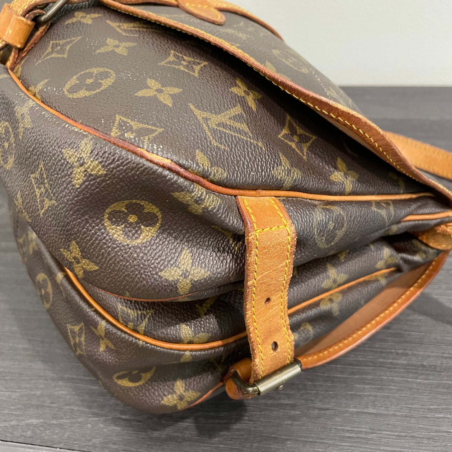 SOLD! Louis Vuitton Monogram Saumur 30