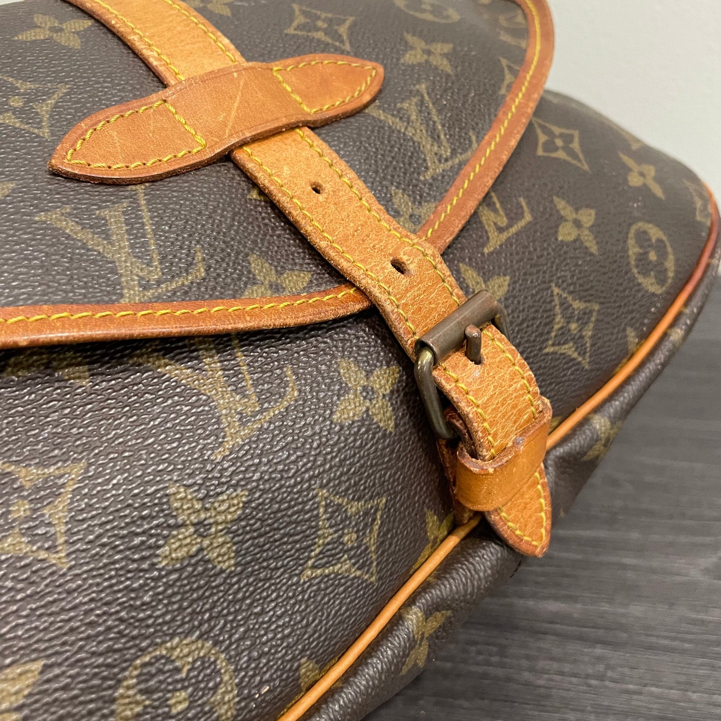 SOLD! Louis Vuitton Monogram Saumur 30