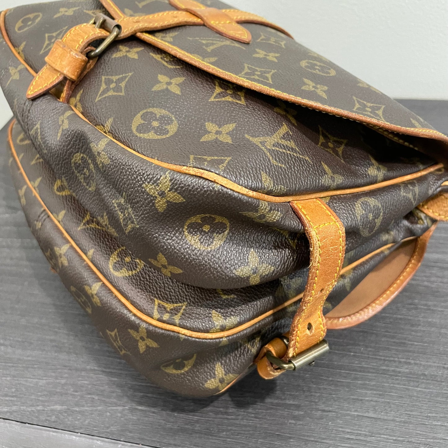 SOLD! Louis Vuitton Monogram Saumur 30