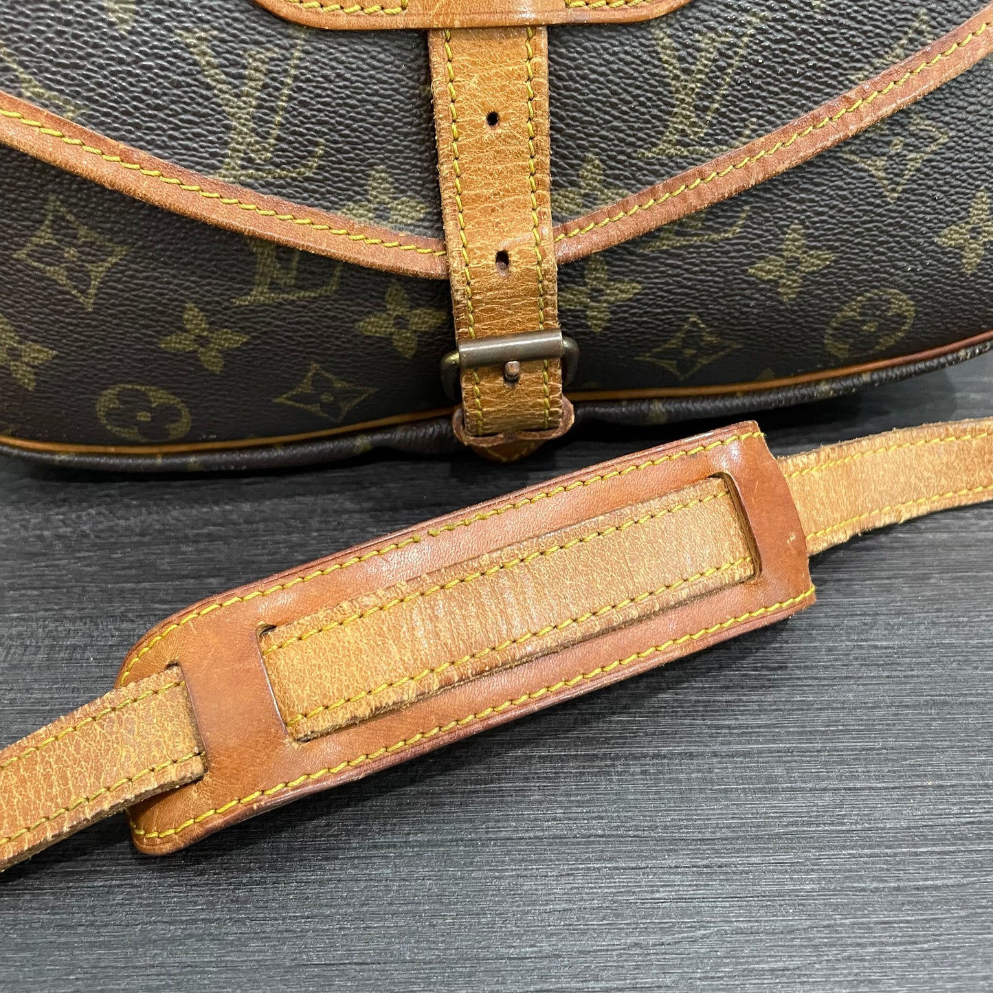 SOLD! Louis Vuitton Monogram Saumur 30