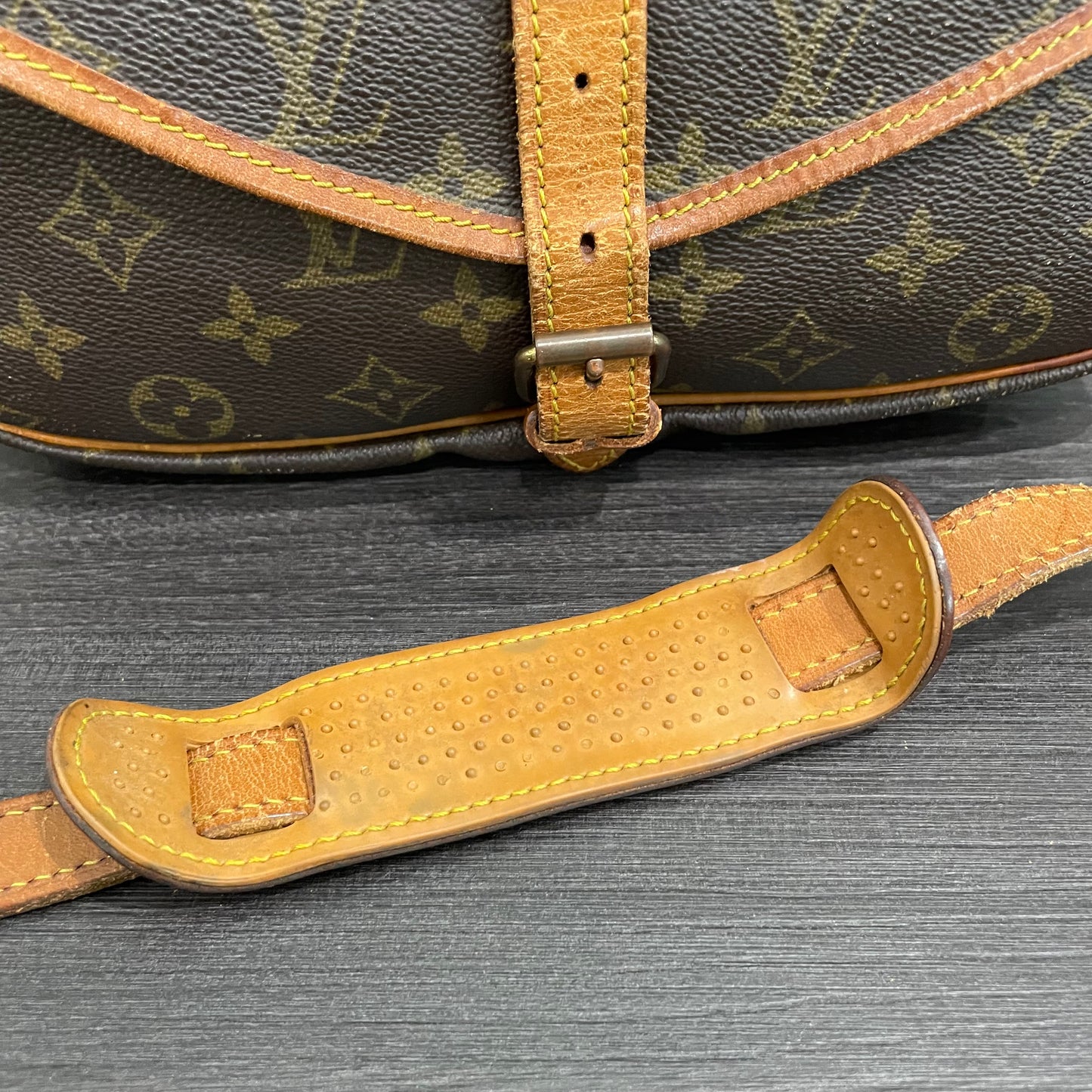 SOLD! Louis Vuitton Monogram Saumur 30