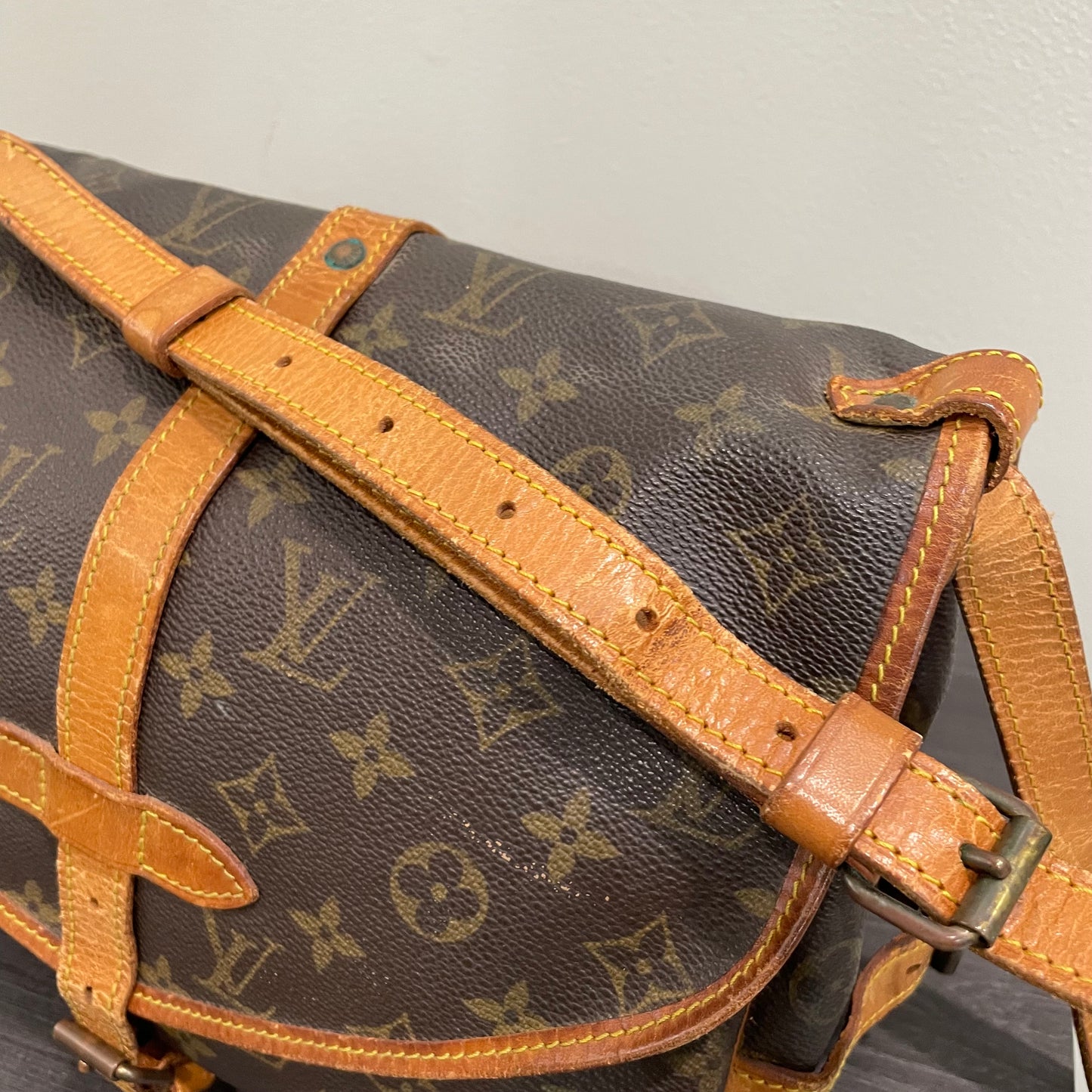 SOLD! Louis Vuitton Monogram Saumur 30