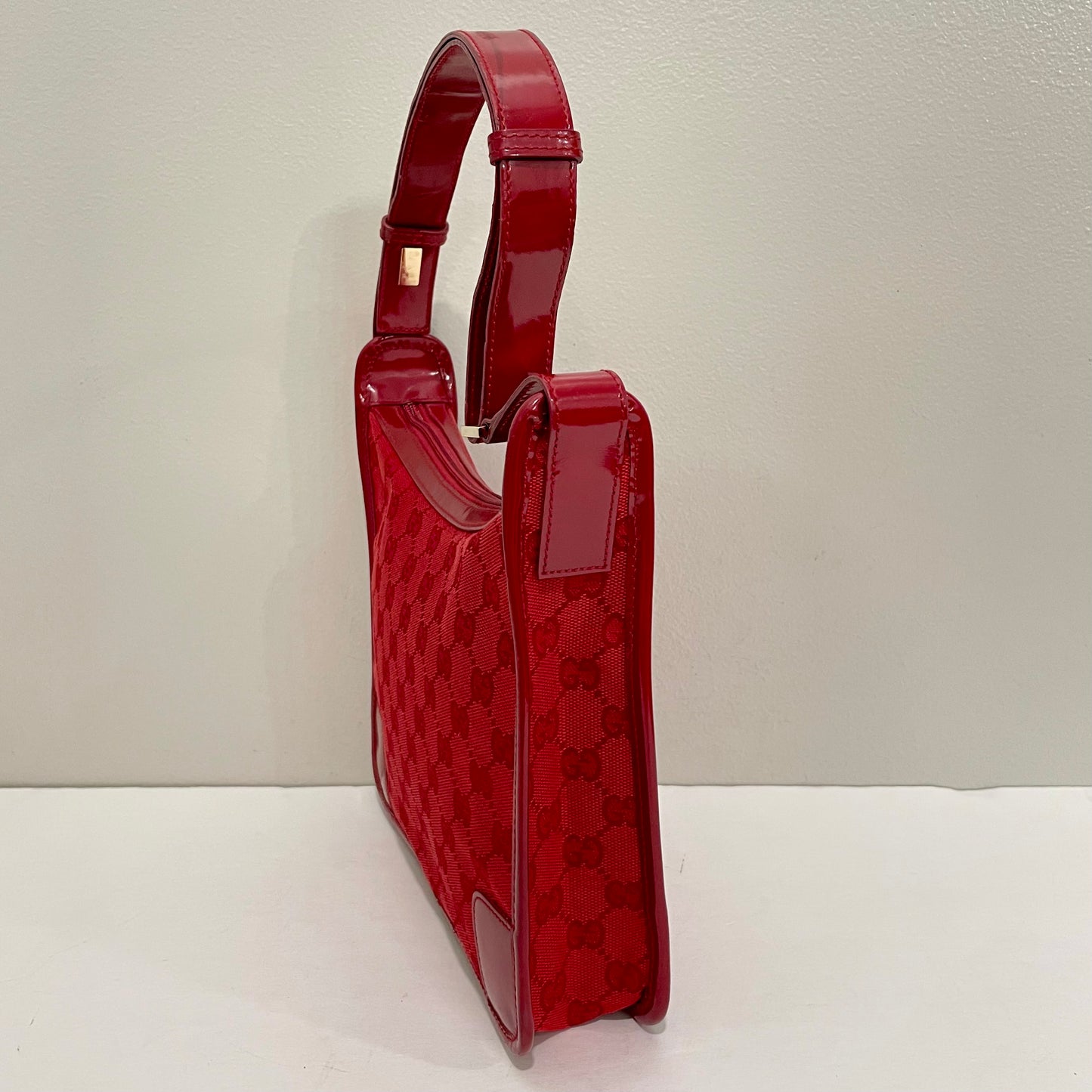 SOLD! Gucci Red GG Shoulder Bag