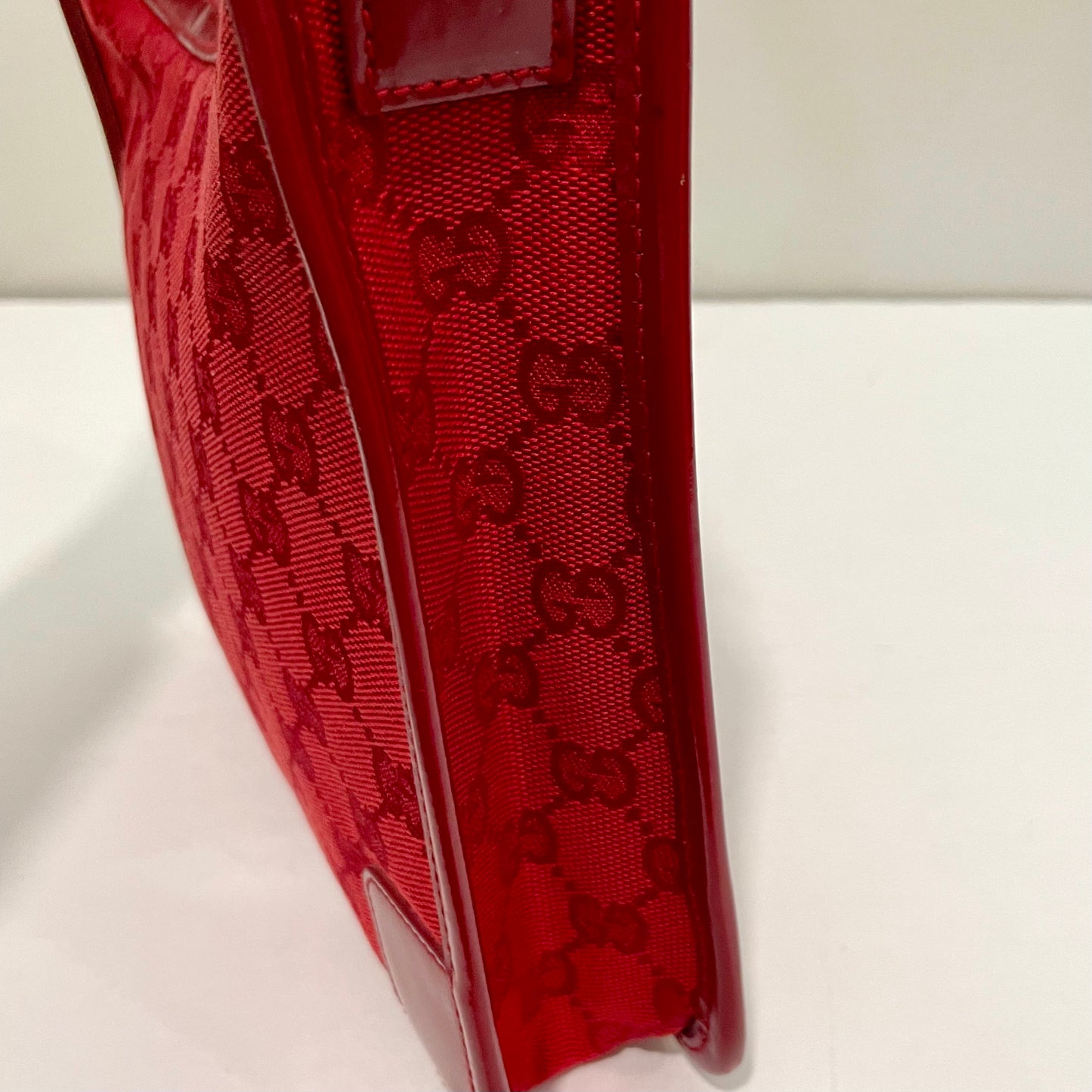 SOLD! Gucci Red GG Shoulder Bag