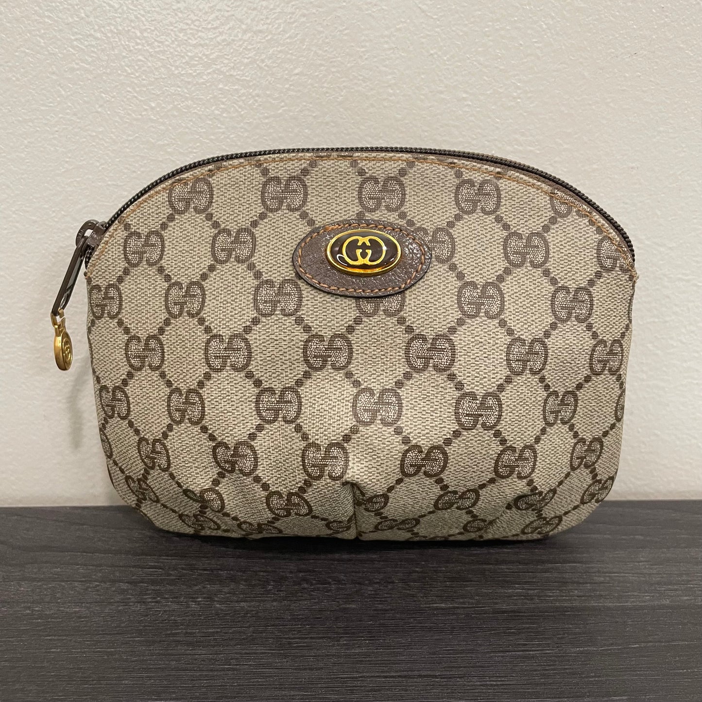 SOLD! Gucci GG Cosmetic Pouch
