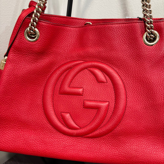 #022 GUCCI Red Medium Soho