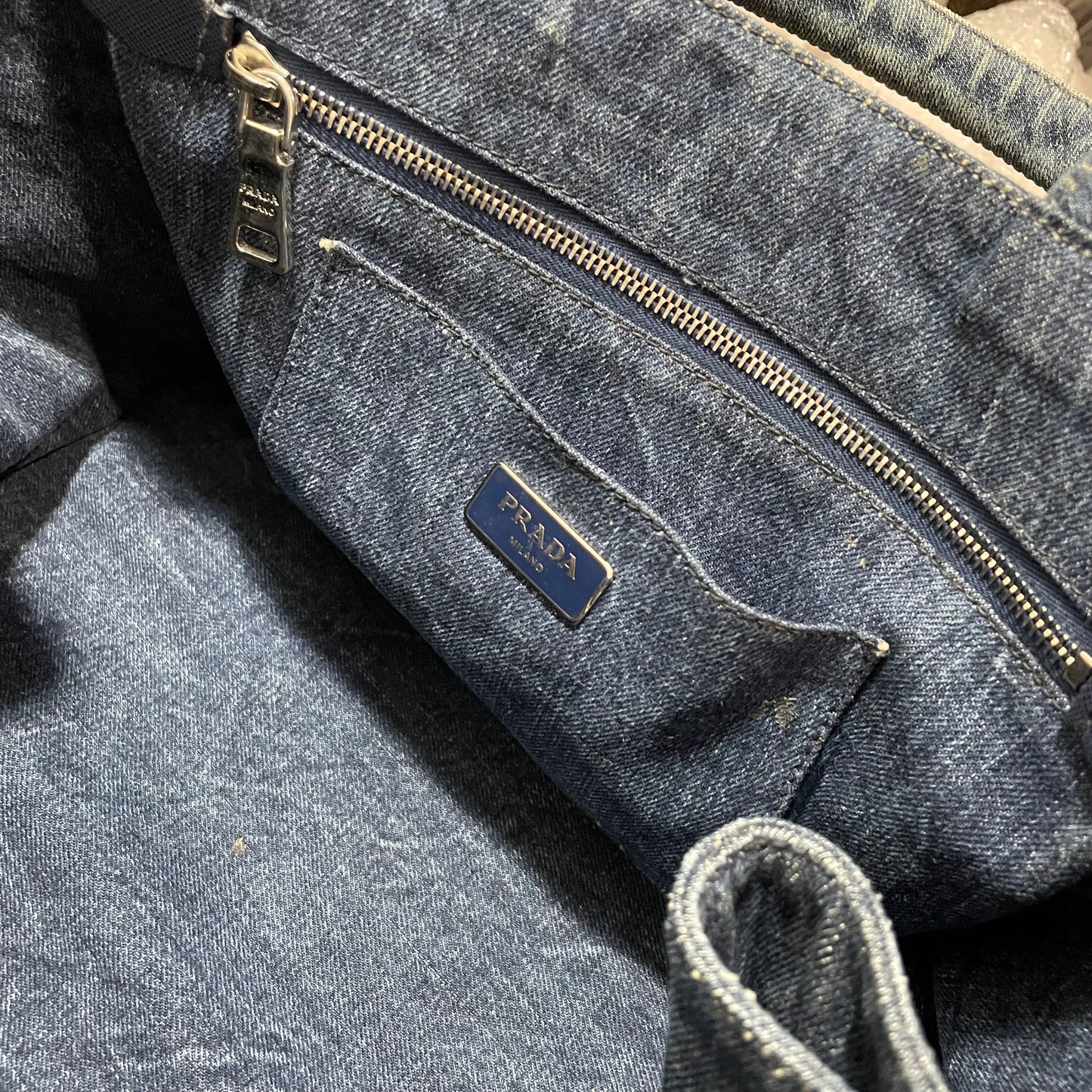Prada Denim Tote