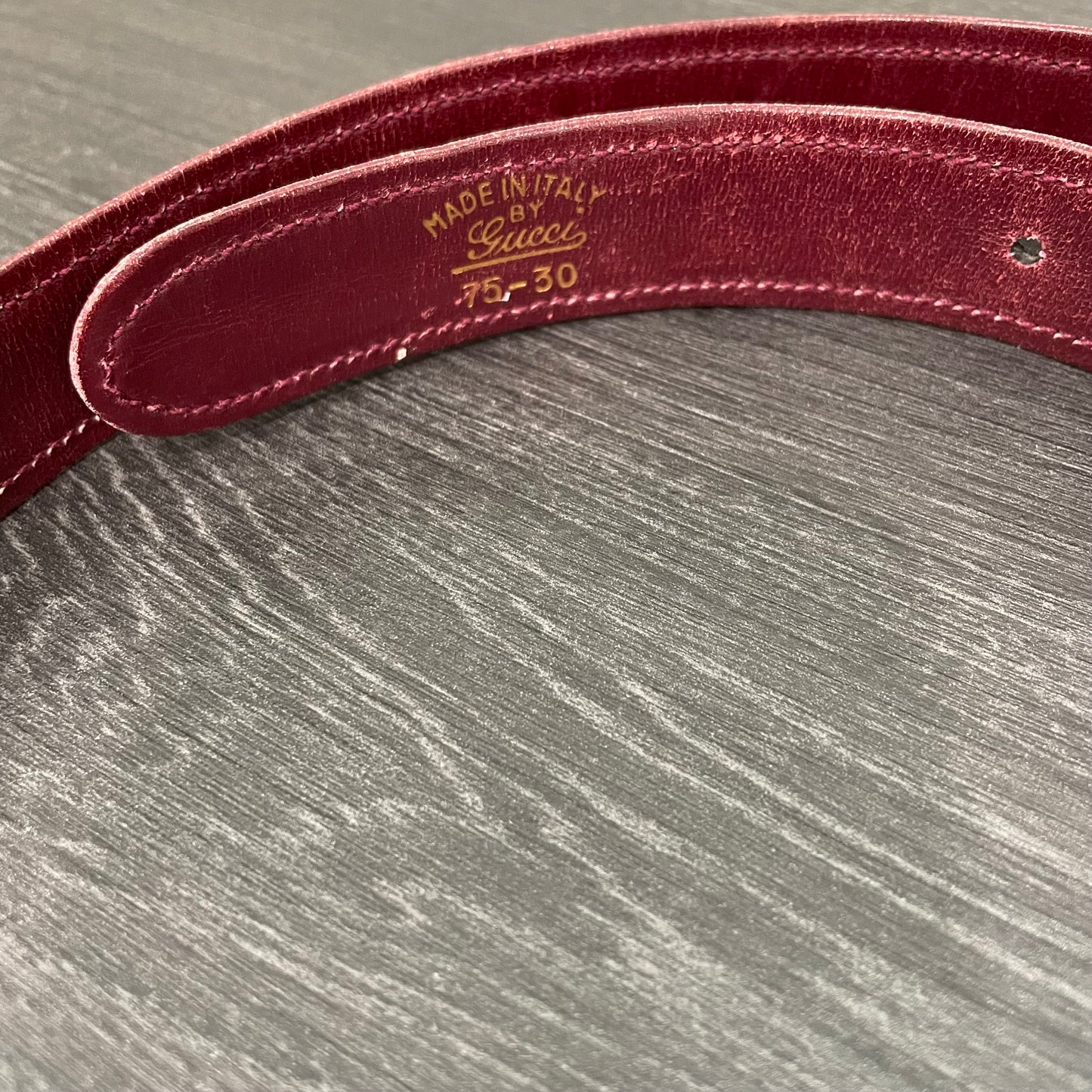 CLEARANCE Gucci Red Belt 75/30