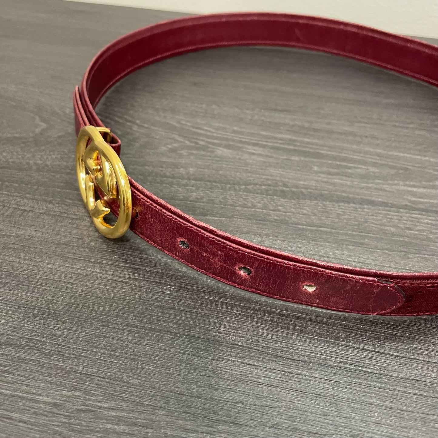 CLEARANCE Gucci Red Belt 75/30