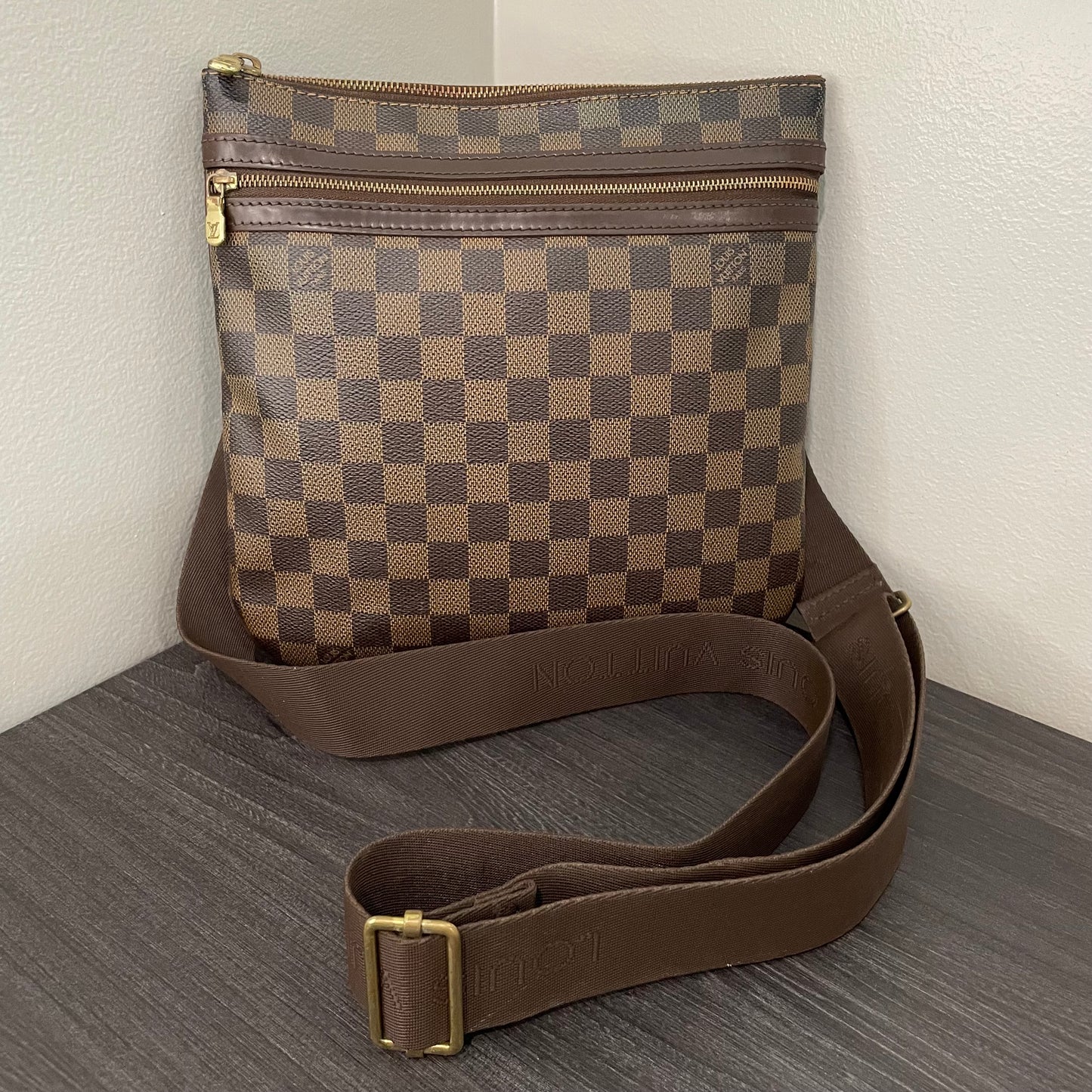 CLEARANCE Louis Vuitton Damier Ebene Bosphore Crossbody