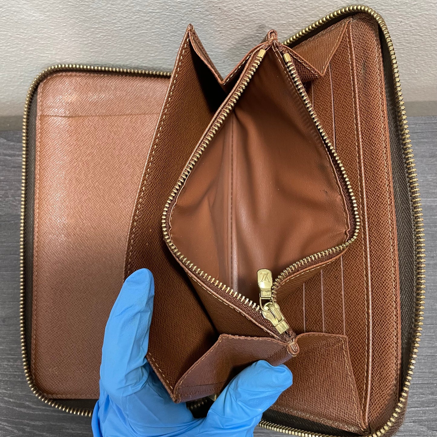 Louis Vuitton Monogram Zippy Travel Organizer & Storage Box