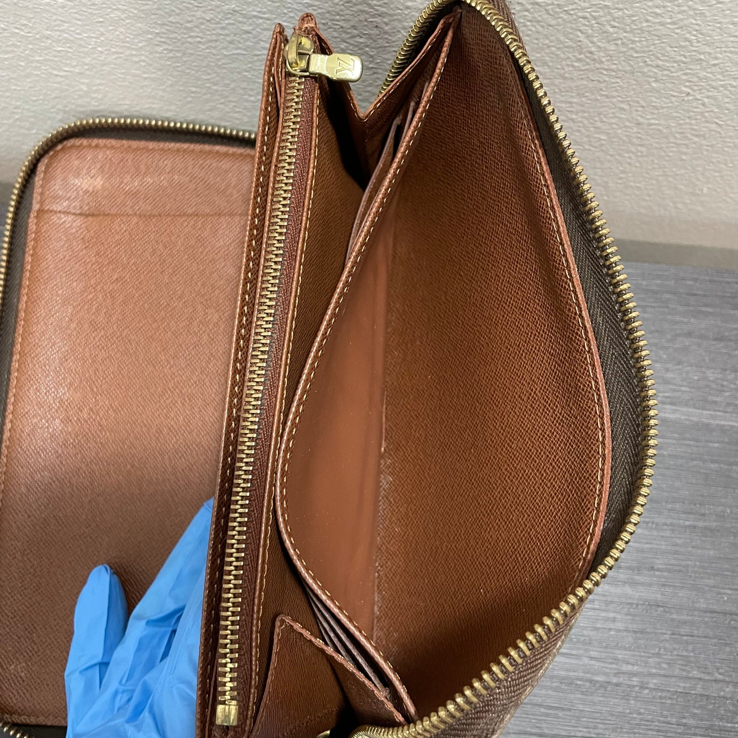 Louis Vuitton Monogram Zippy Travel Organizer & Storage Box