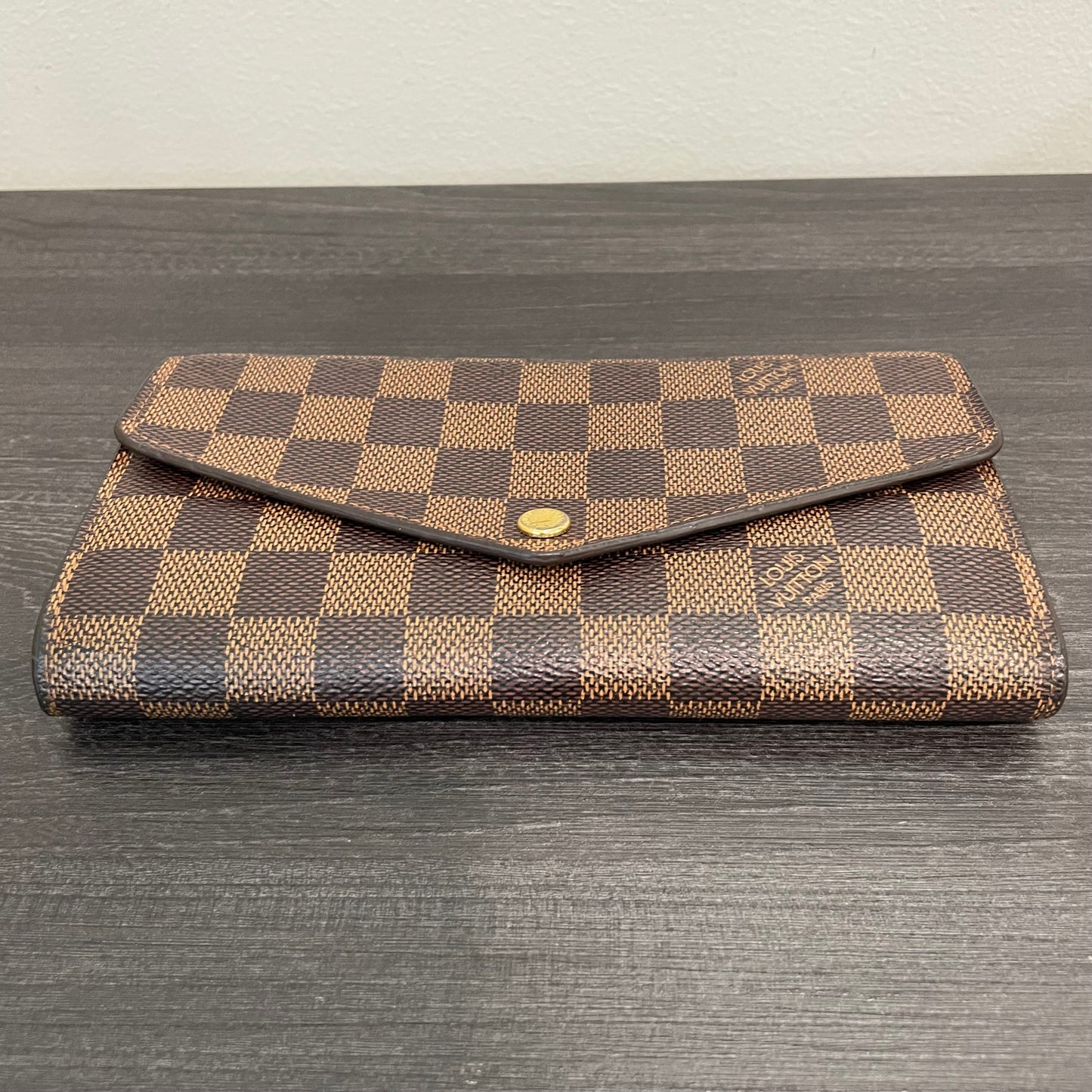 Louis Vuitton Damier Ebene Wallet on Chain & Storage Box