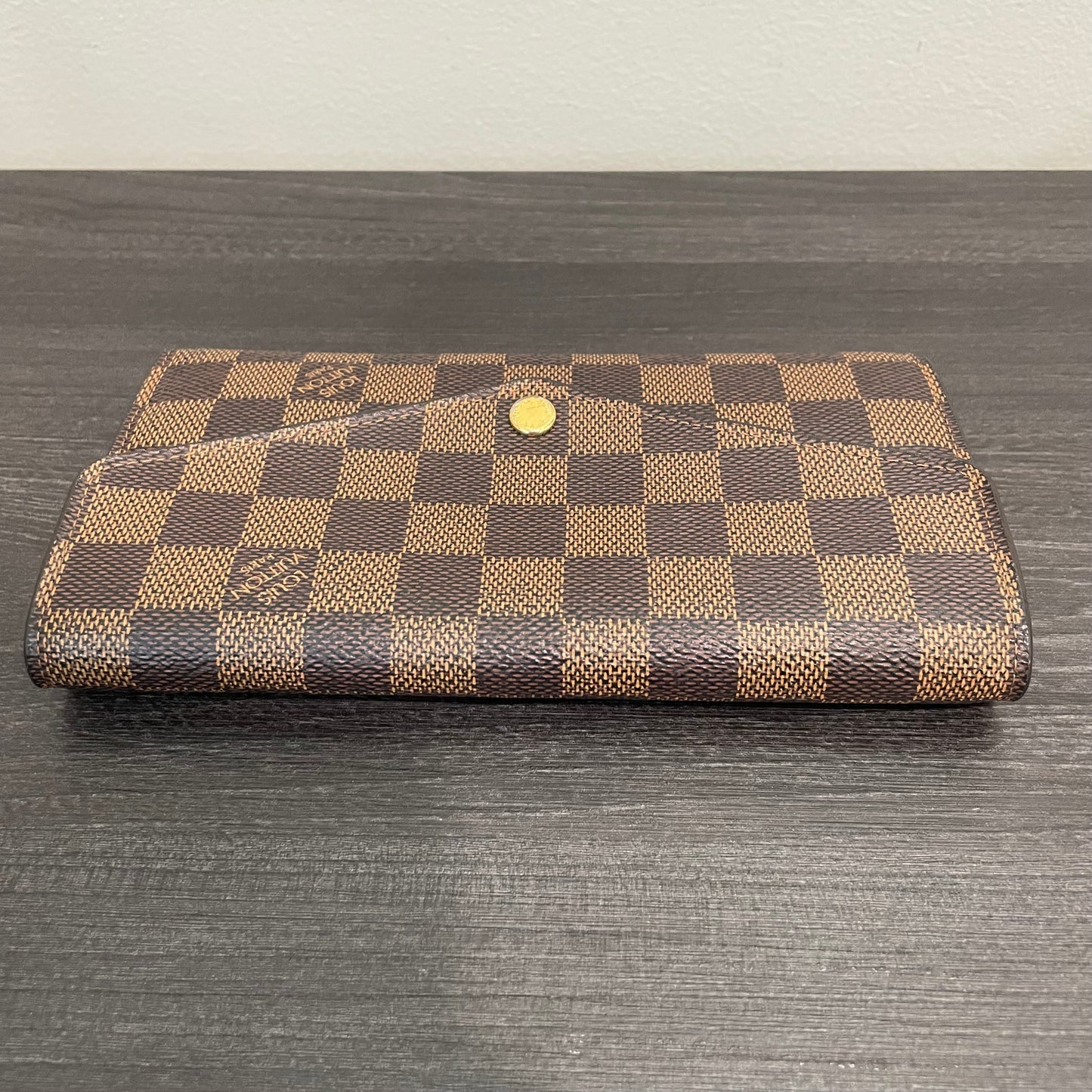 Louis Vuitton Damier Ebene Wallet on Chain & Storage Box