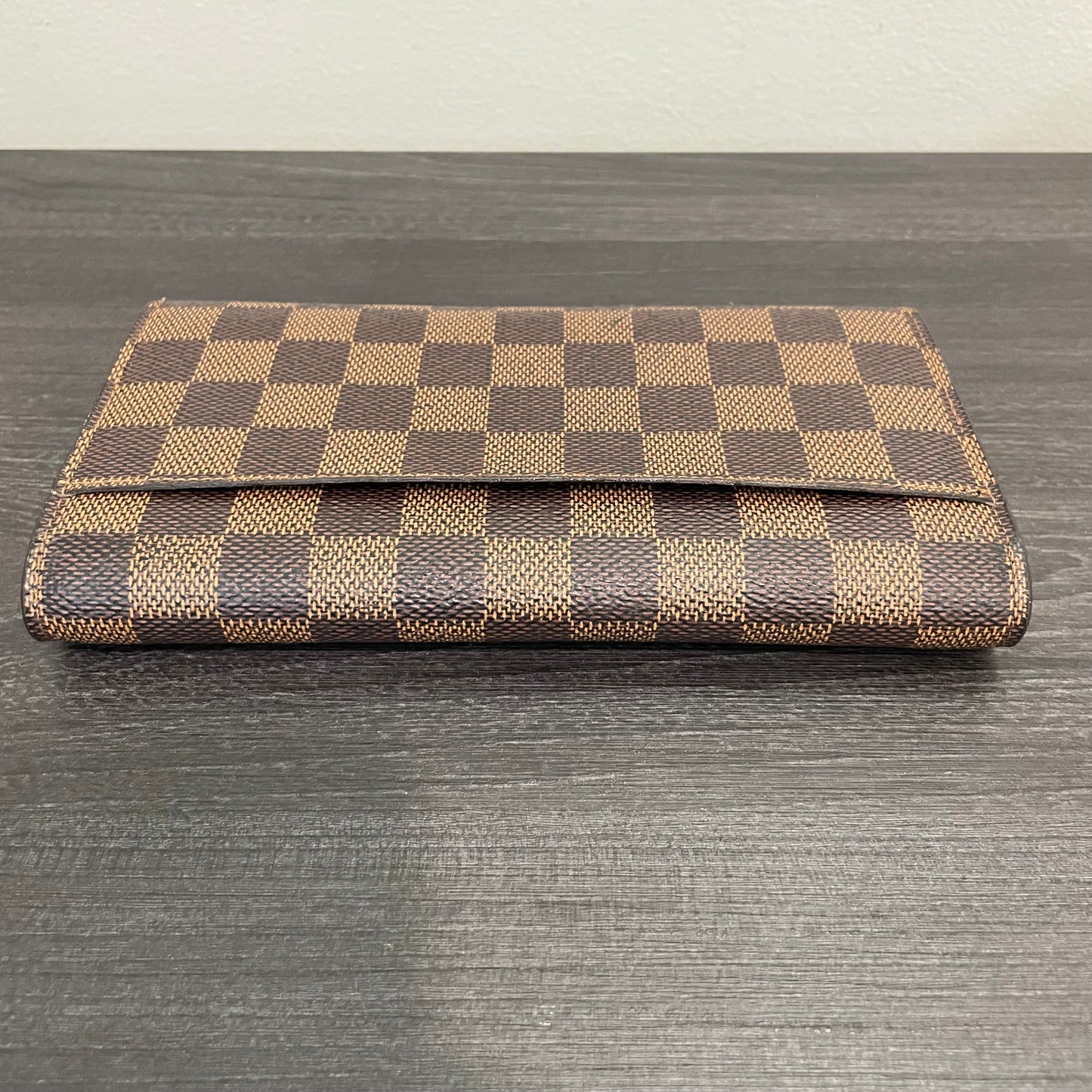 Louis Vuitton Damier Ebene Wallet on Chain & Storage Box
