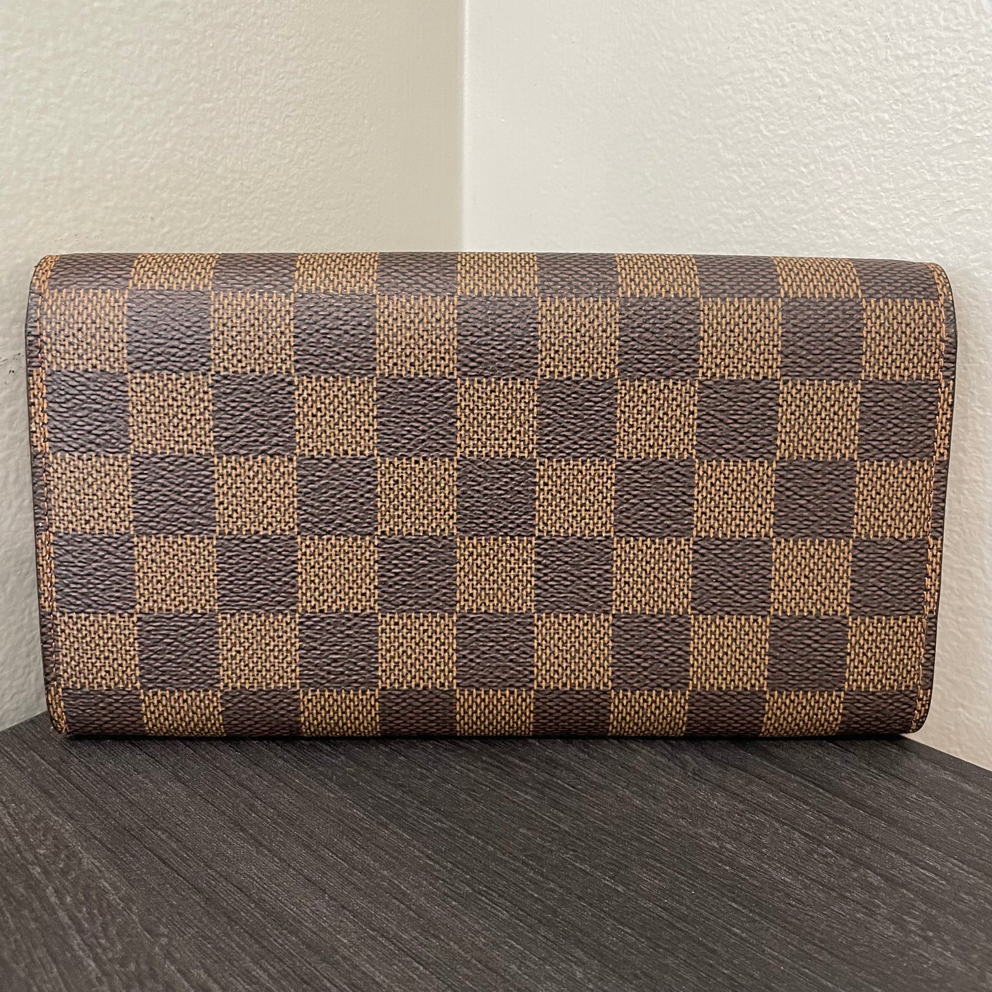 Louis Vuitton Damier Ebene Wallet on Chain & Storage Box