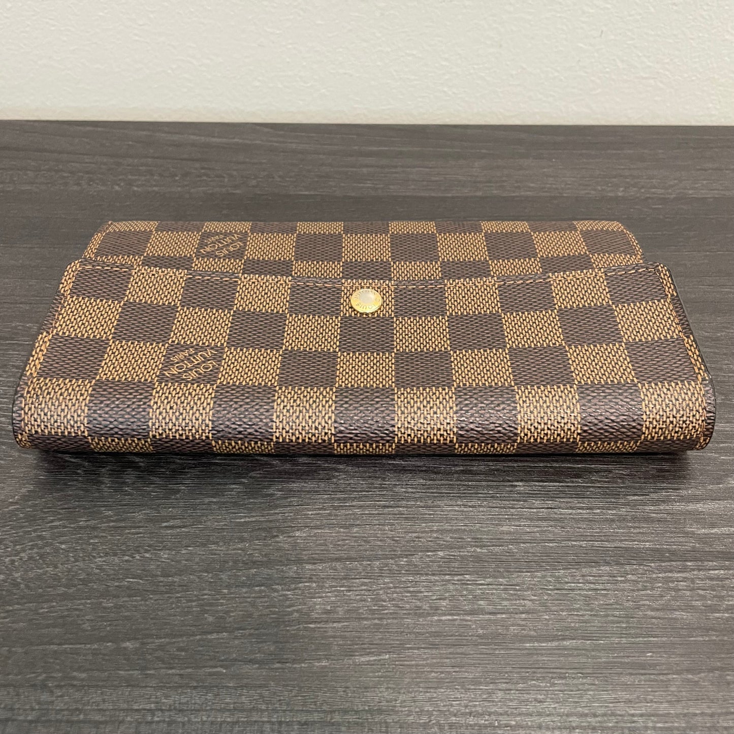 Louis Vuitton Damier Ebene Wallet on Chain & Storage Box
