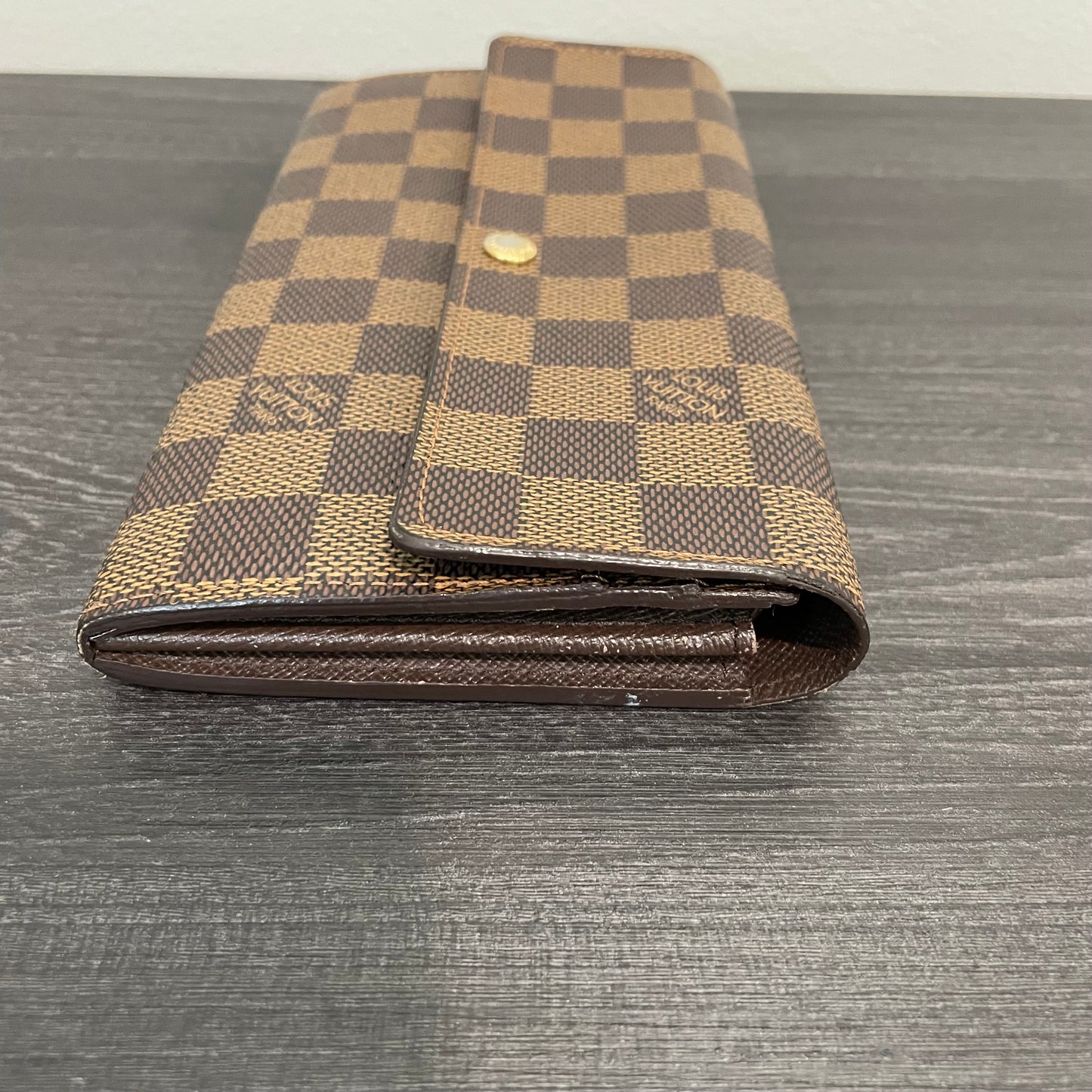 Louis Vuitton Damier Ebene Wallet on Chain & Storage Box