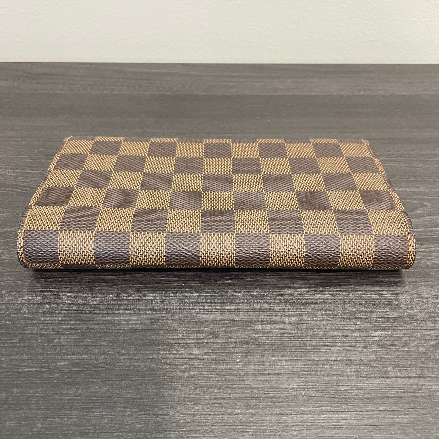 Louis Vuitton Damier Ebene Wallet on Chain & Storage Box