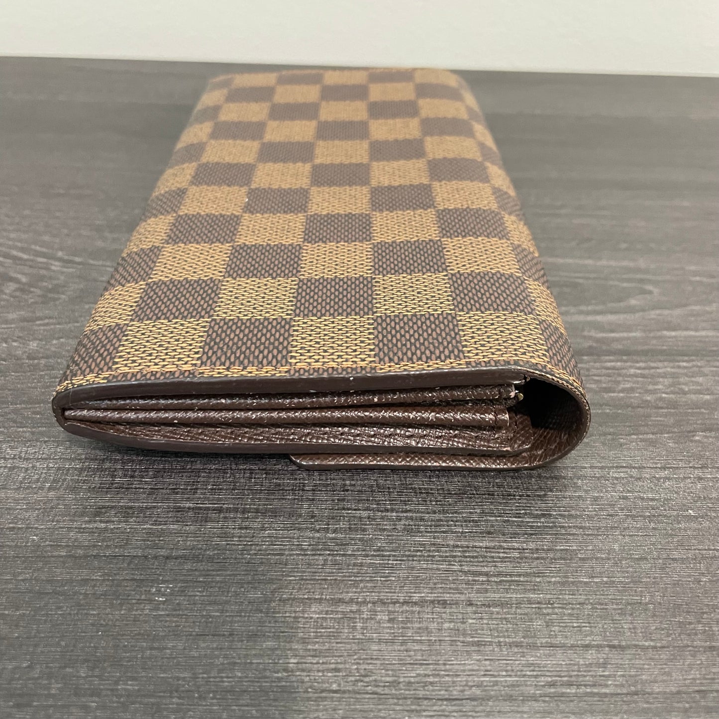 Louis Vuitton Damier Ebene Wallet on Chain & Storage Box