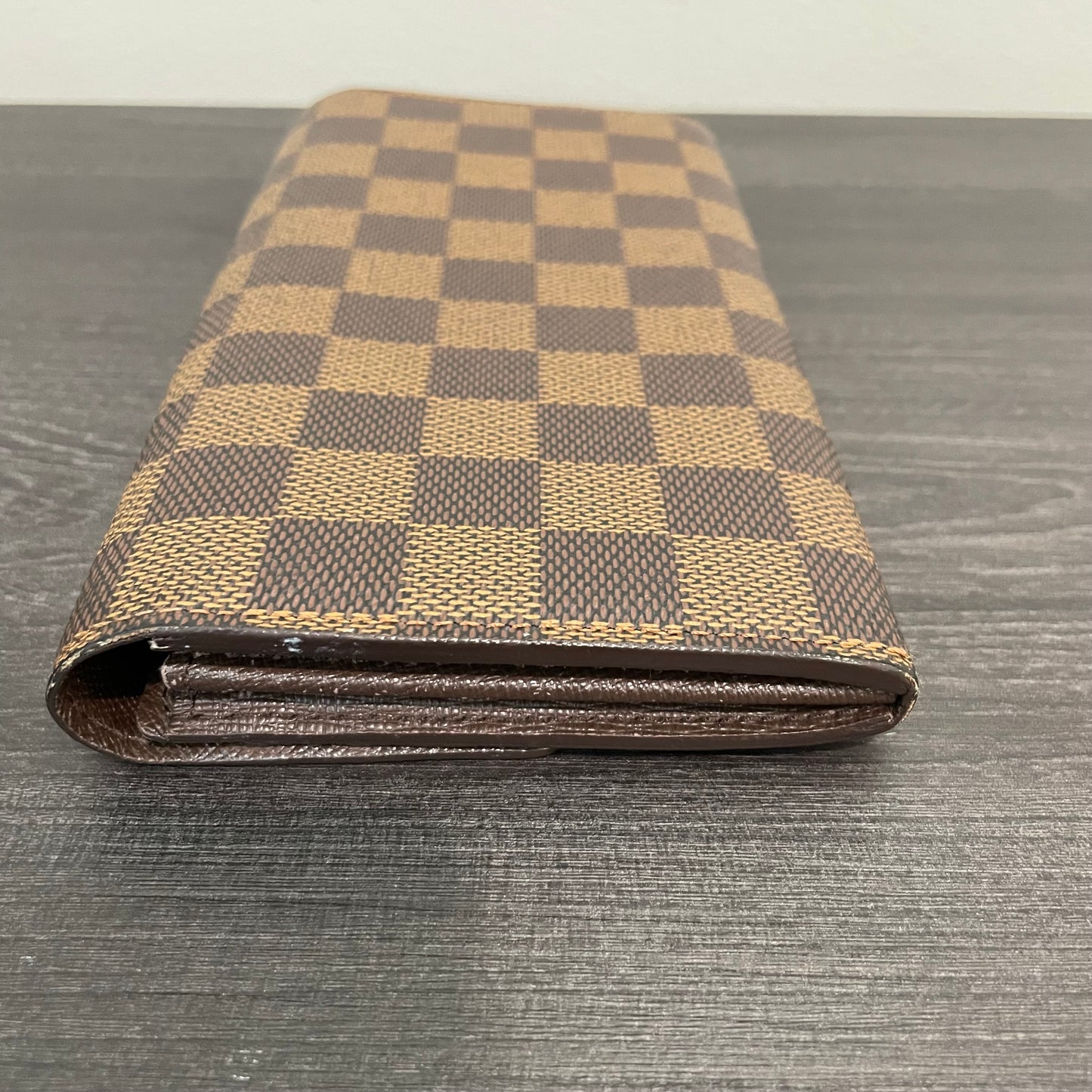 Louis Vuitton Damier Ebene Wallet on Chain & Storage Box