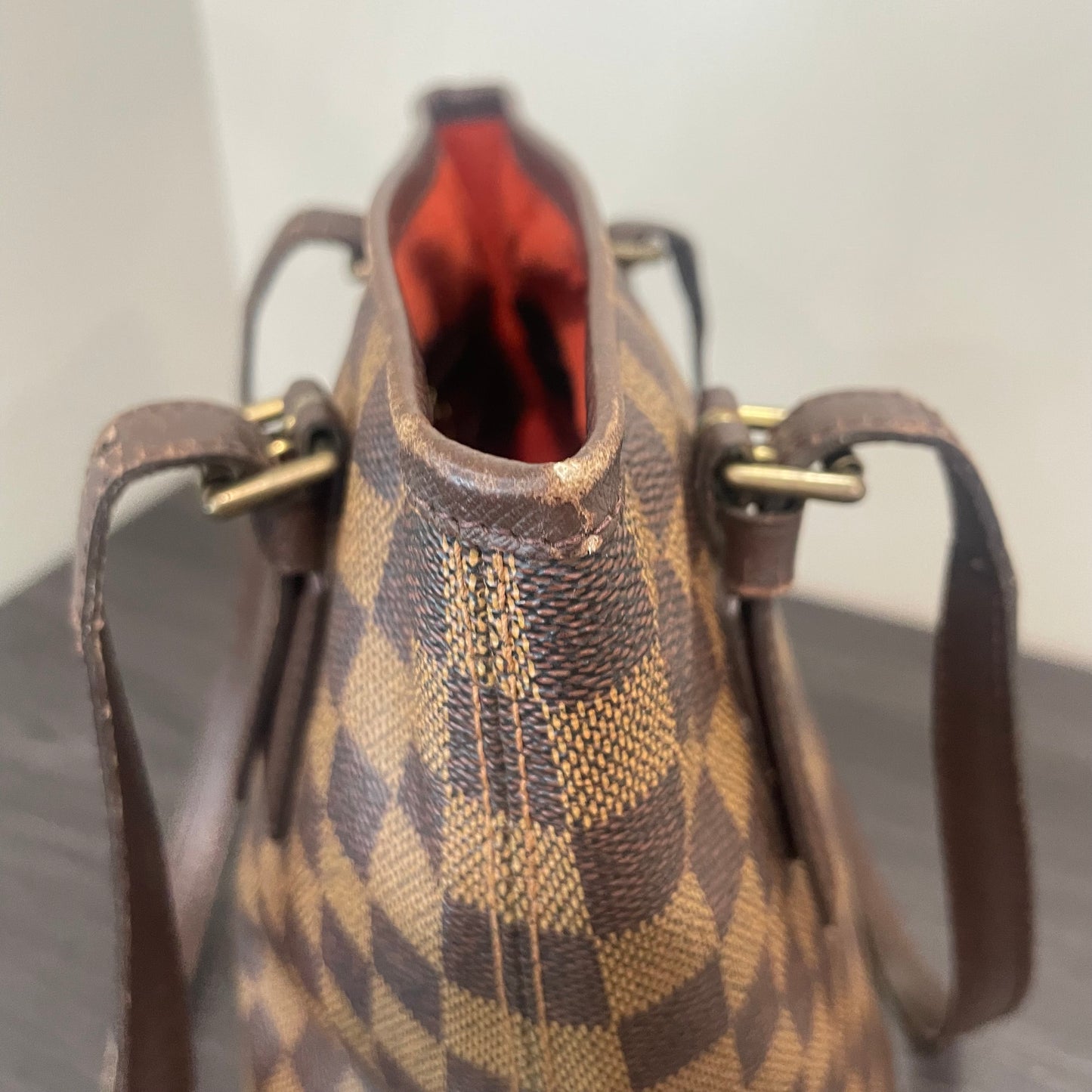 Louis Vuitton Damier Ebene Bucket Bag
