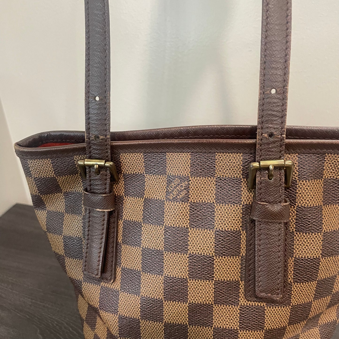 Louis Vuitton Damier Ebene Bucket Bag