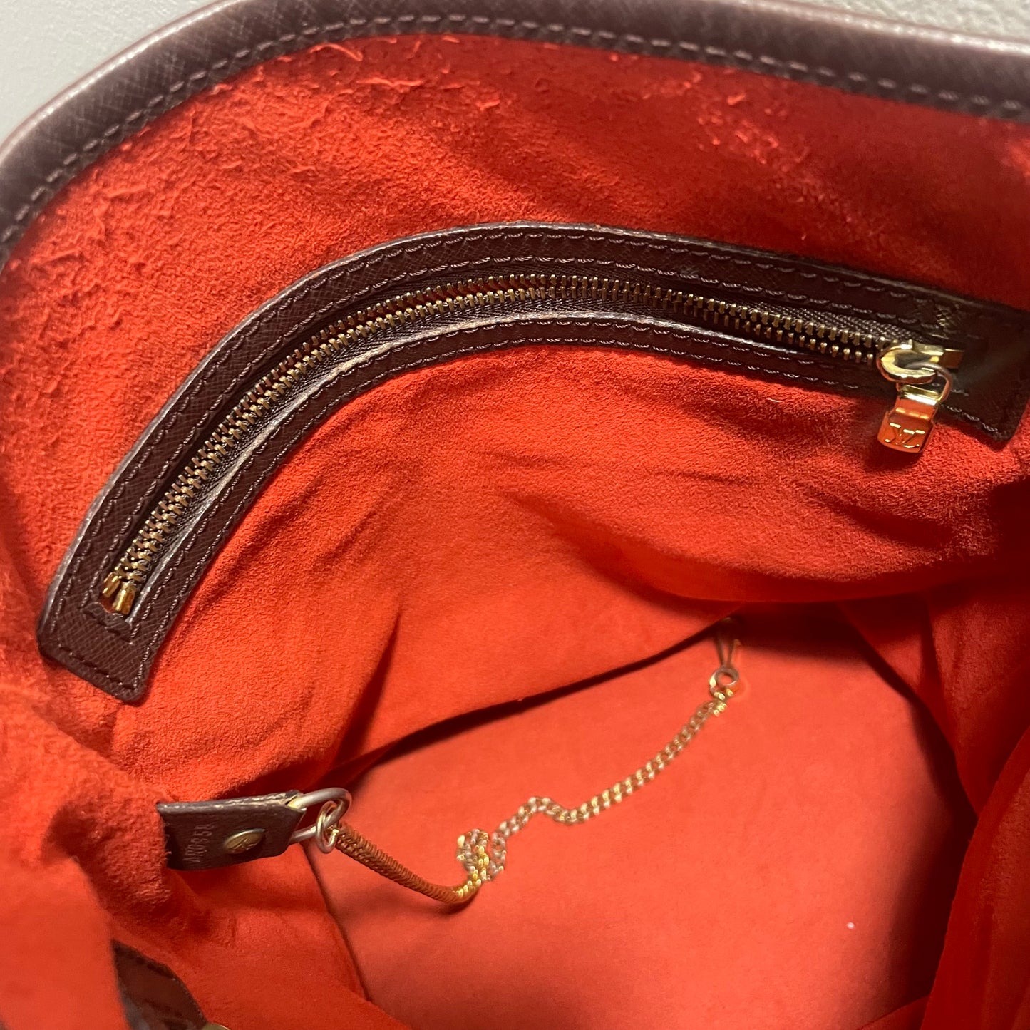 Louis Vuitton Damier Ebene Bucket Bag