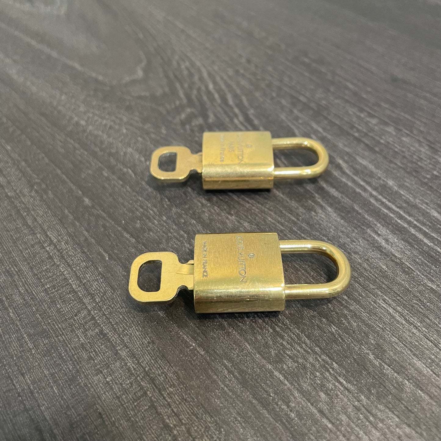 SOLD! Louis Vuitton Brass Lock & Key (Set of 2)