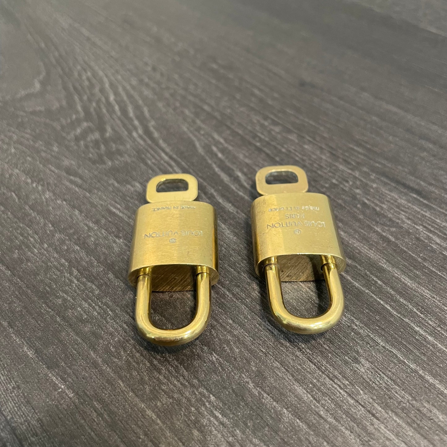 SOLD! Louis Vuitton Brass Lock & Key (Set of 2)