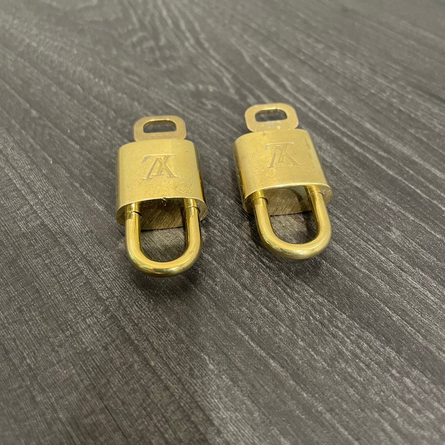 SOLD! Louis Vuitton Brass Lock & Key (Set of 2)