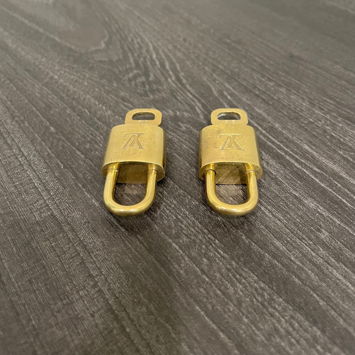 SOLD! Louis Vuitton Brass Lock & Key (Set of 2)