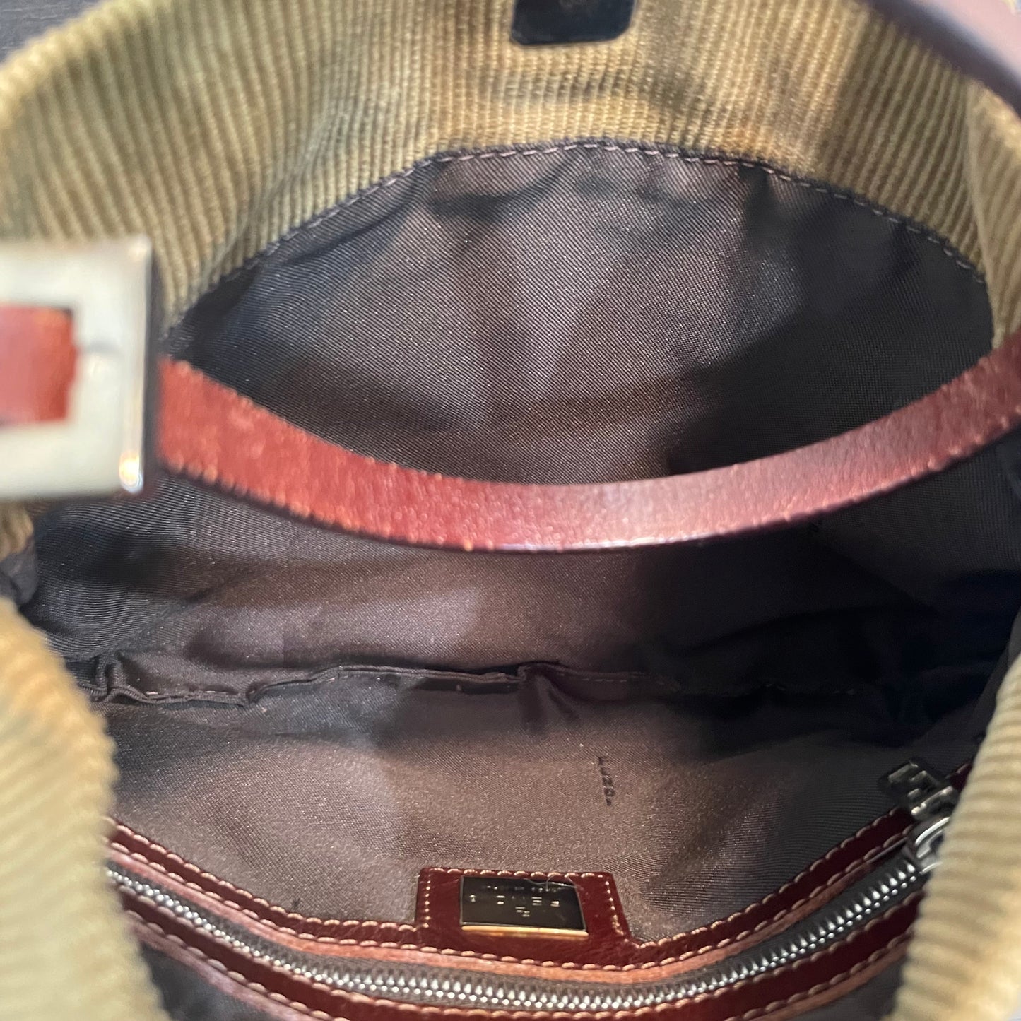 SOLD! Fendi Corduroy Baguette