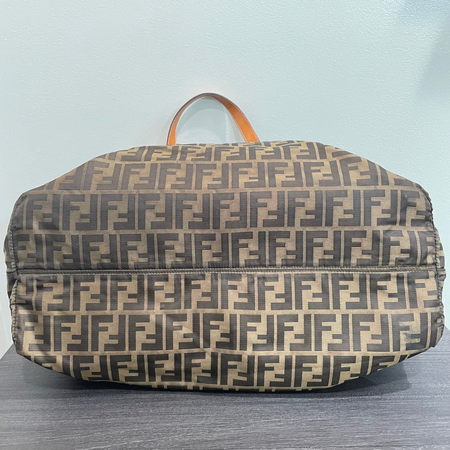 SOLD! Fendi Large Zucca Chef Tote Tobacco Pink