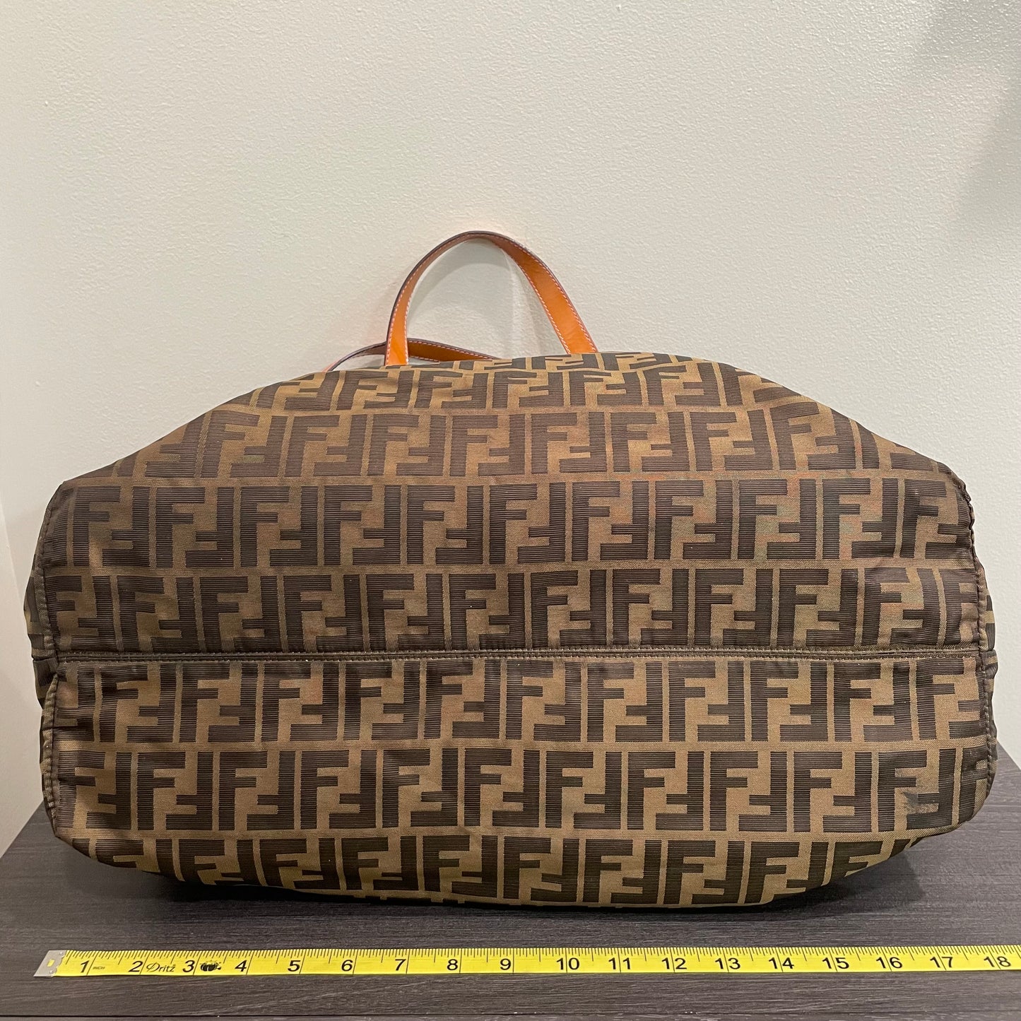 SOLD! Fendi Large Zucca Chef Tote Tobacco Pink