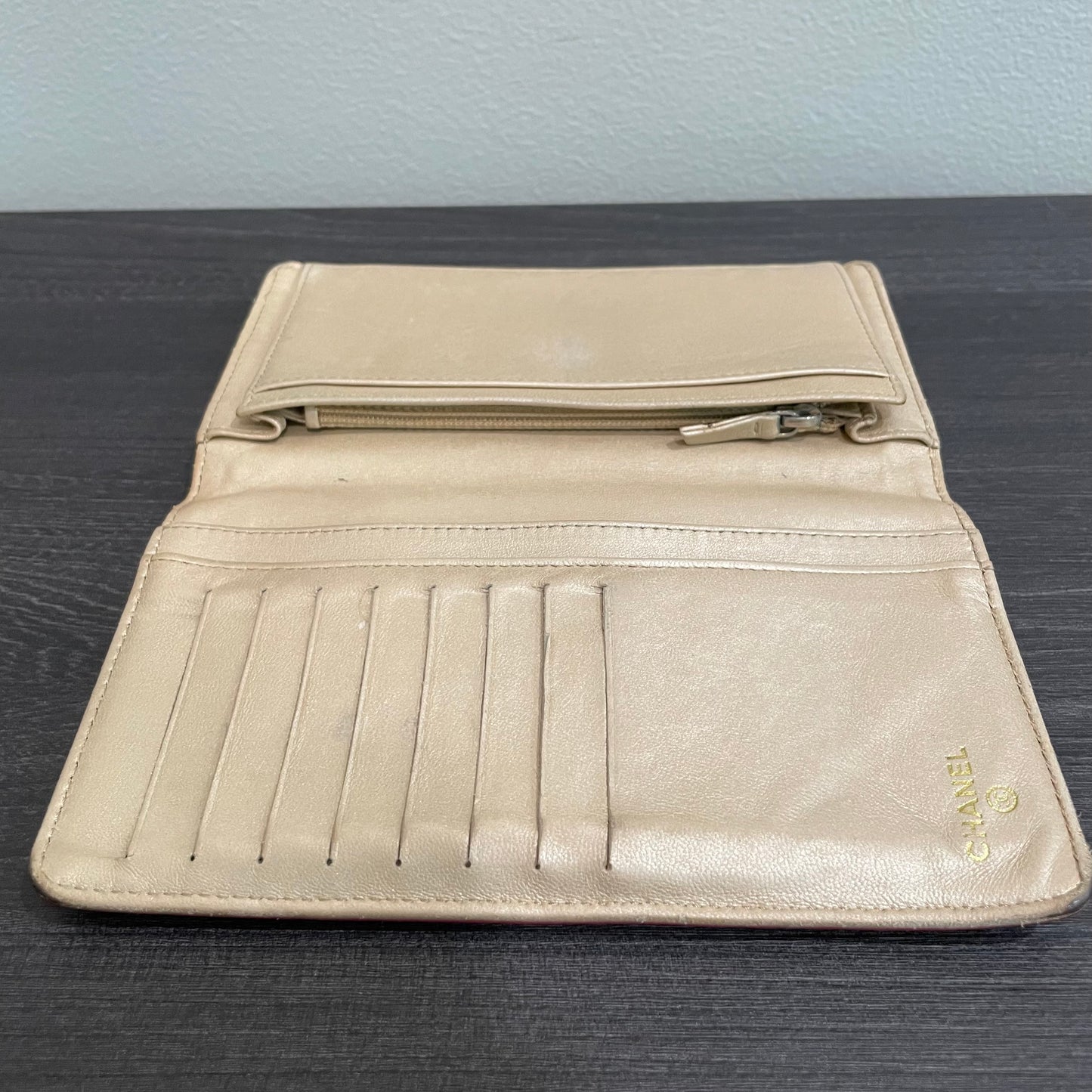 SOLD! CHANEL Leather Wallet