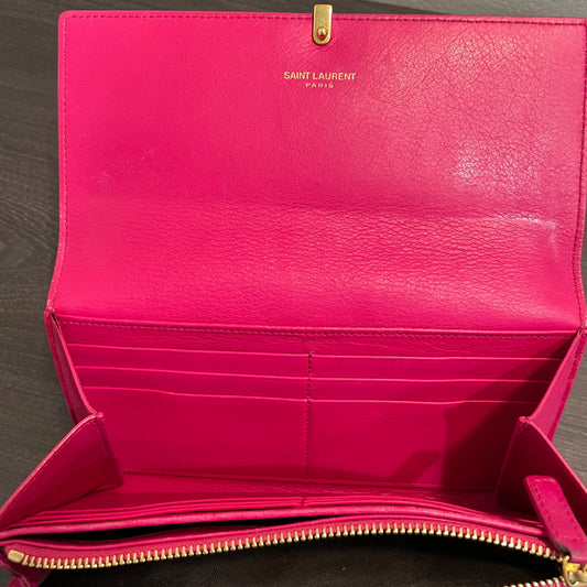 SOLD! Yves Saint Laurent Leather Wallet