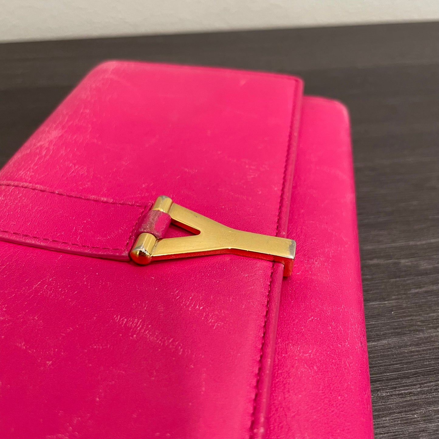 SOLD! Yves Saint Laurent Leather Wallet