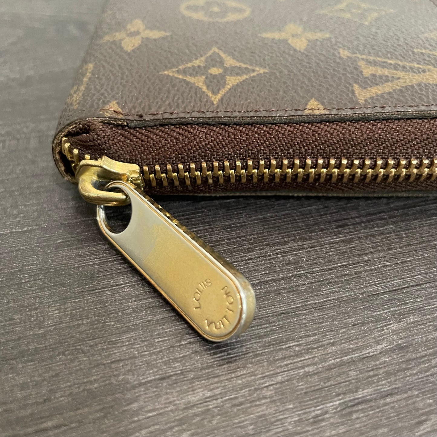 SOLD! Louis Vuitton Monogram Zippy Wallet