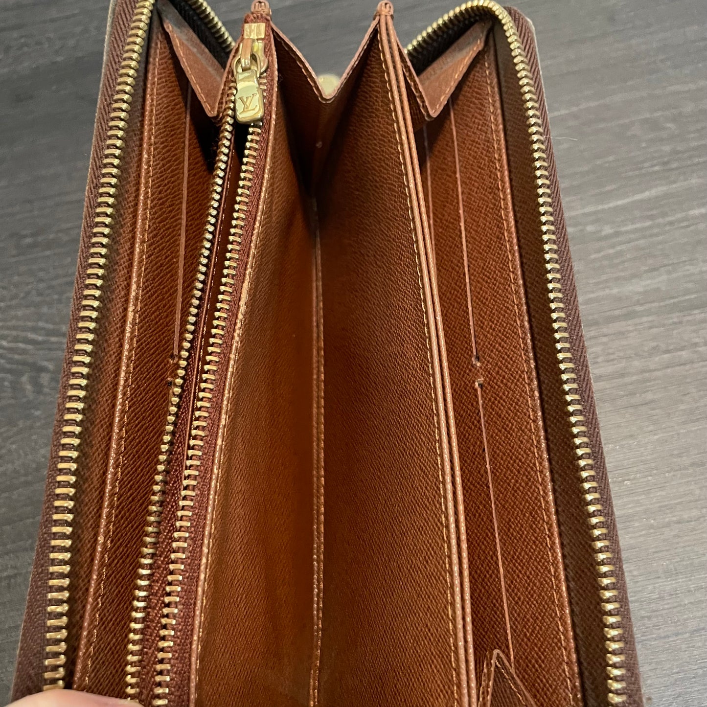 SOLD! Louis Vuitton Monogram Zippy Wallet