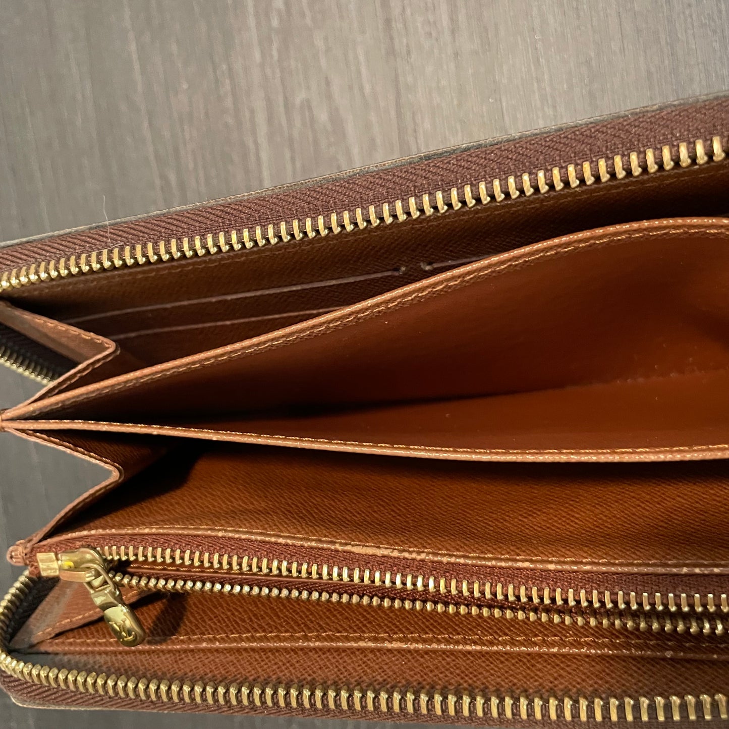 SOLD! Louis Vuitton Monogram Zippy Wallet