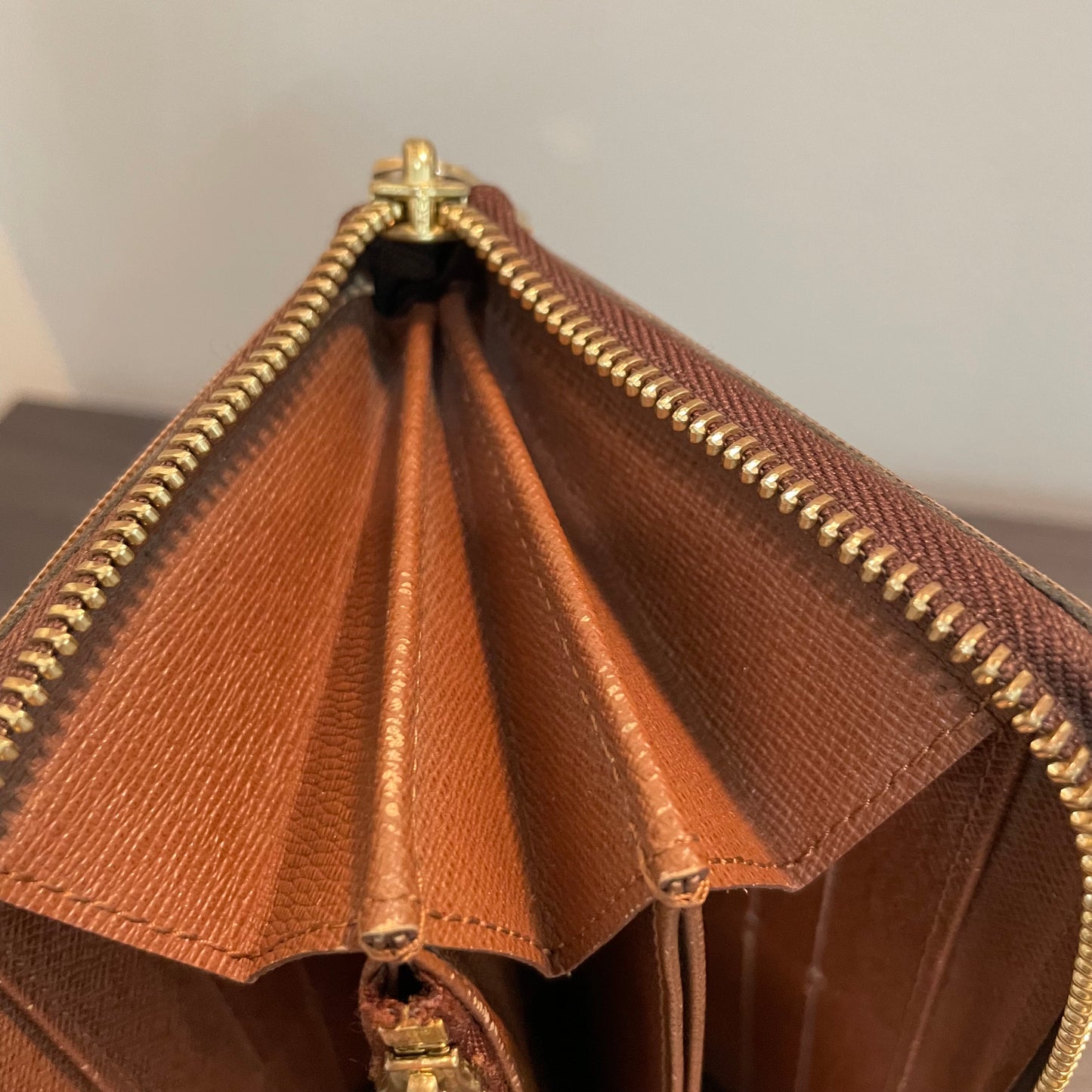 SOLD! Louis Vuitton Monogram Zippy Wallet