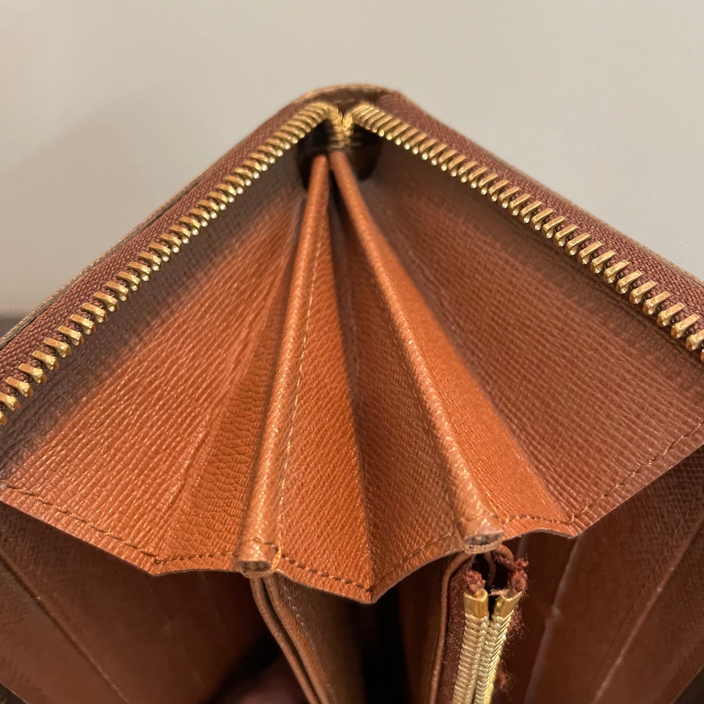 SOLD! Louis Vuitton Monogram Zippy Wallet