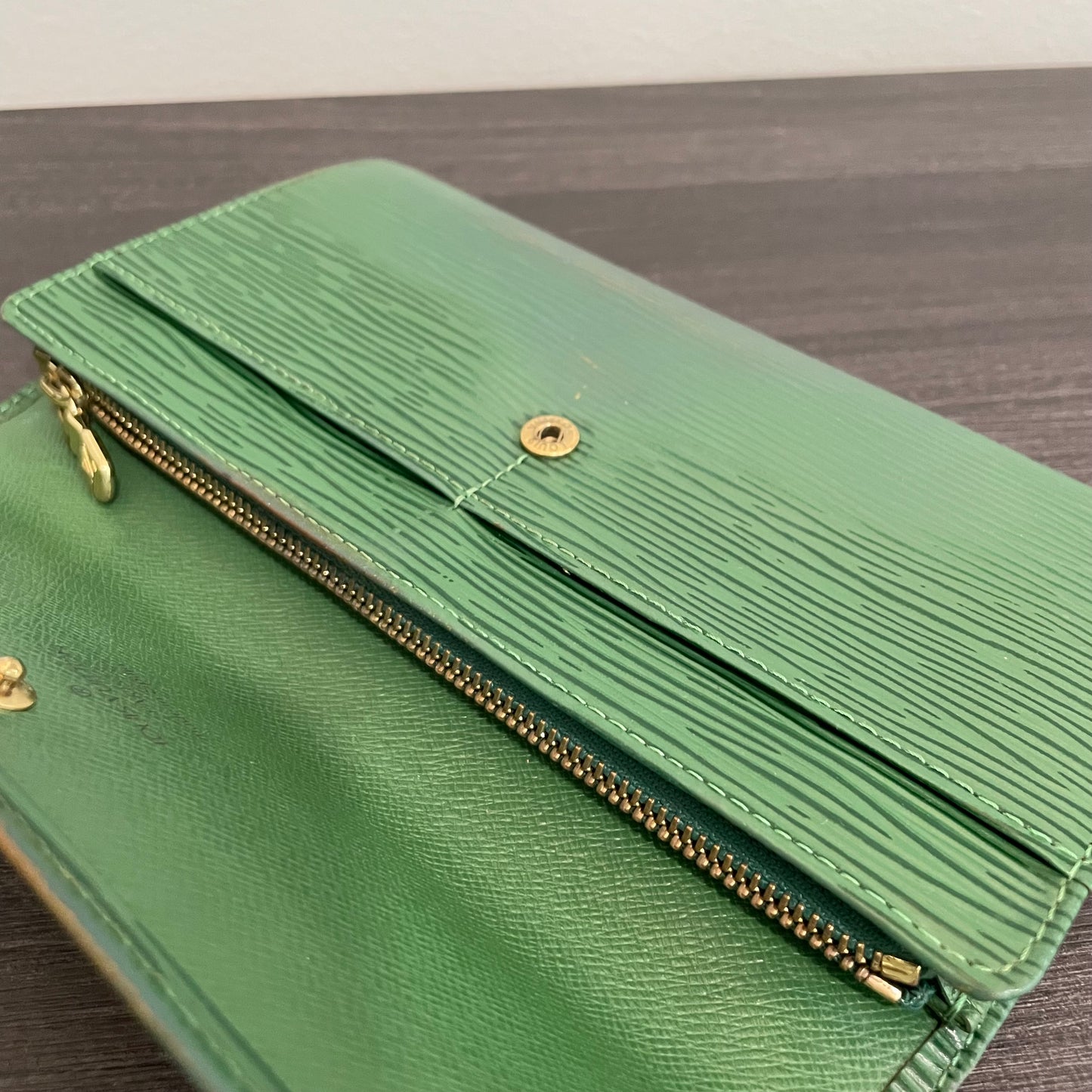 SOLD! Louis Vuitton Epi Wallet