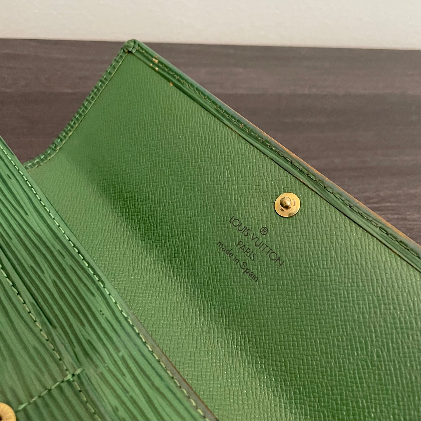 SOLD! Louis Vuitton Epi Wallet
