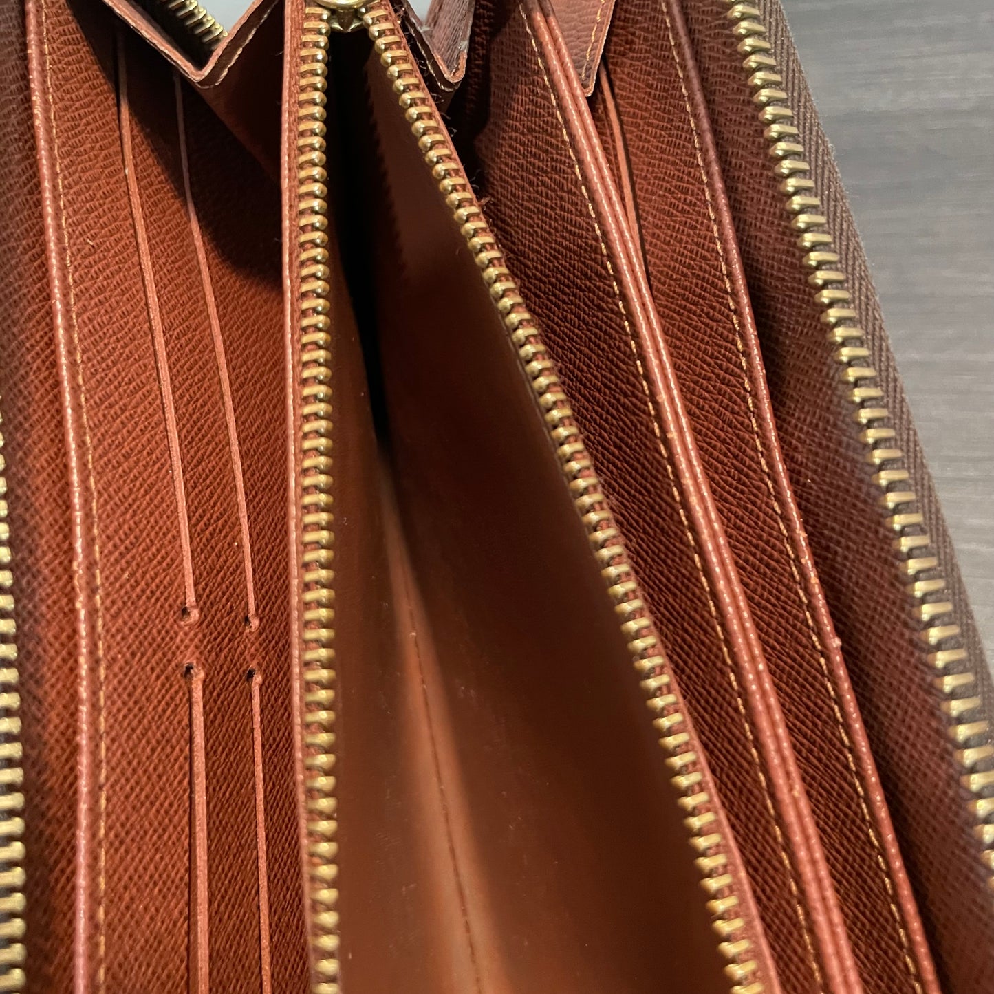 SOLD! Louis Vuitton Monogram Zippy Wallet